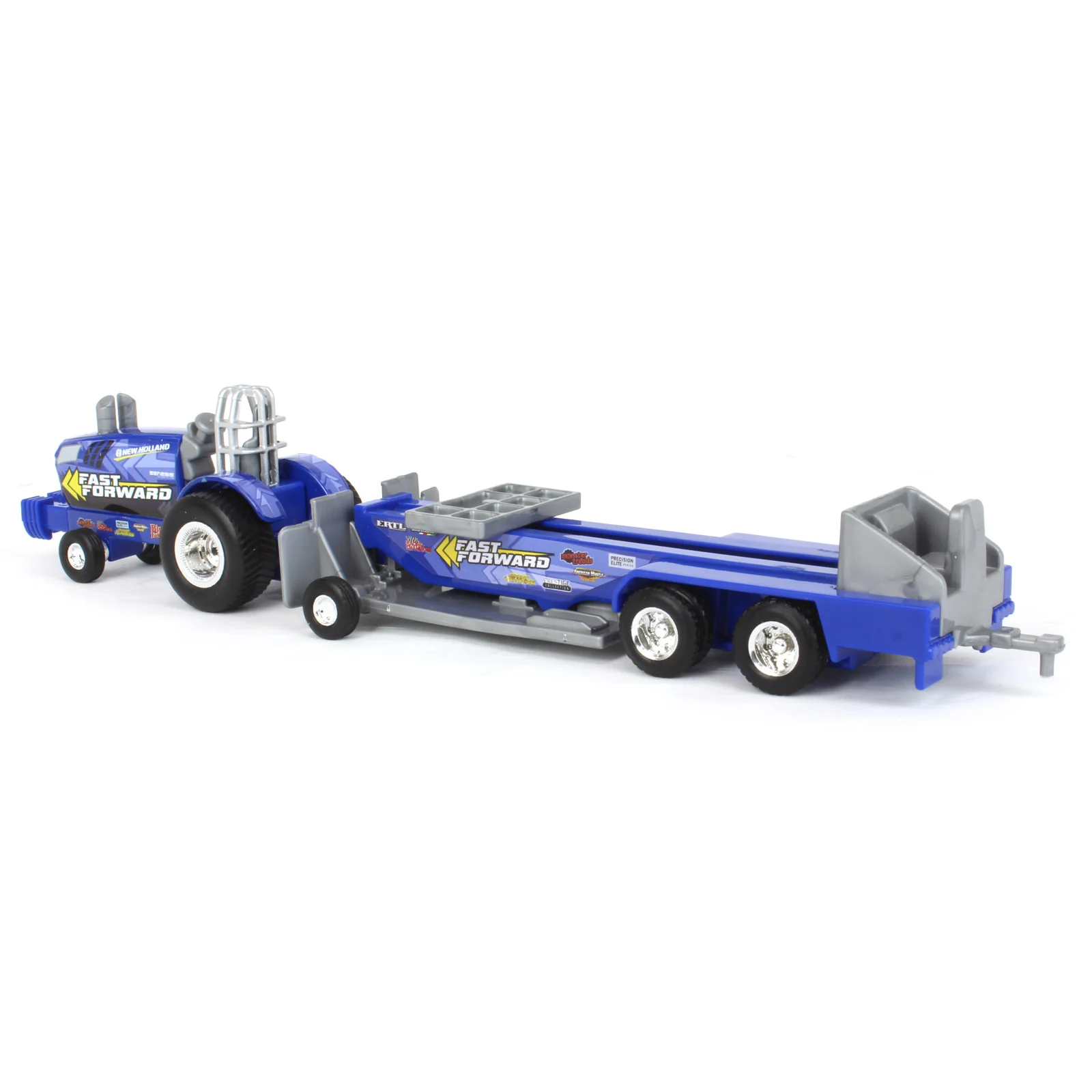 1/64 New Holland "Fast Forward" Pulling Tractor with Sled - Image 4