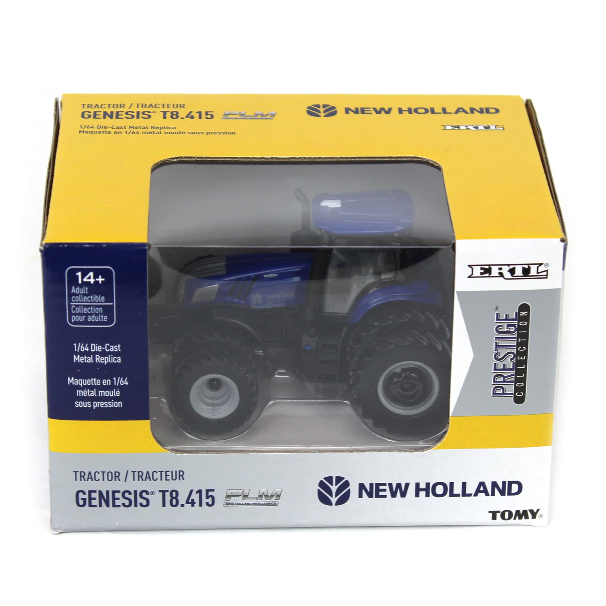 1/64 New Holland Genesis T8.415 Tractor with Row Crop Duals, ERTL Prestige Collection - Image 5