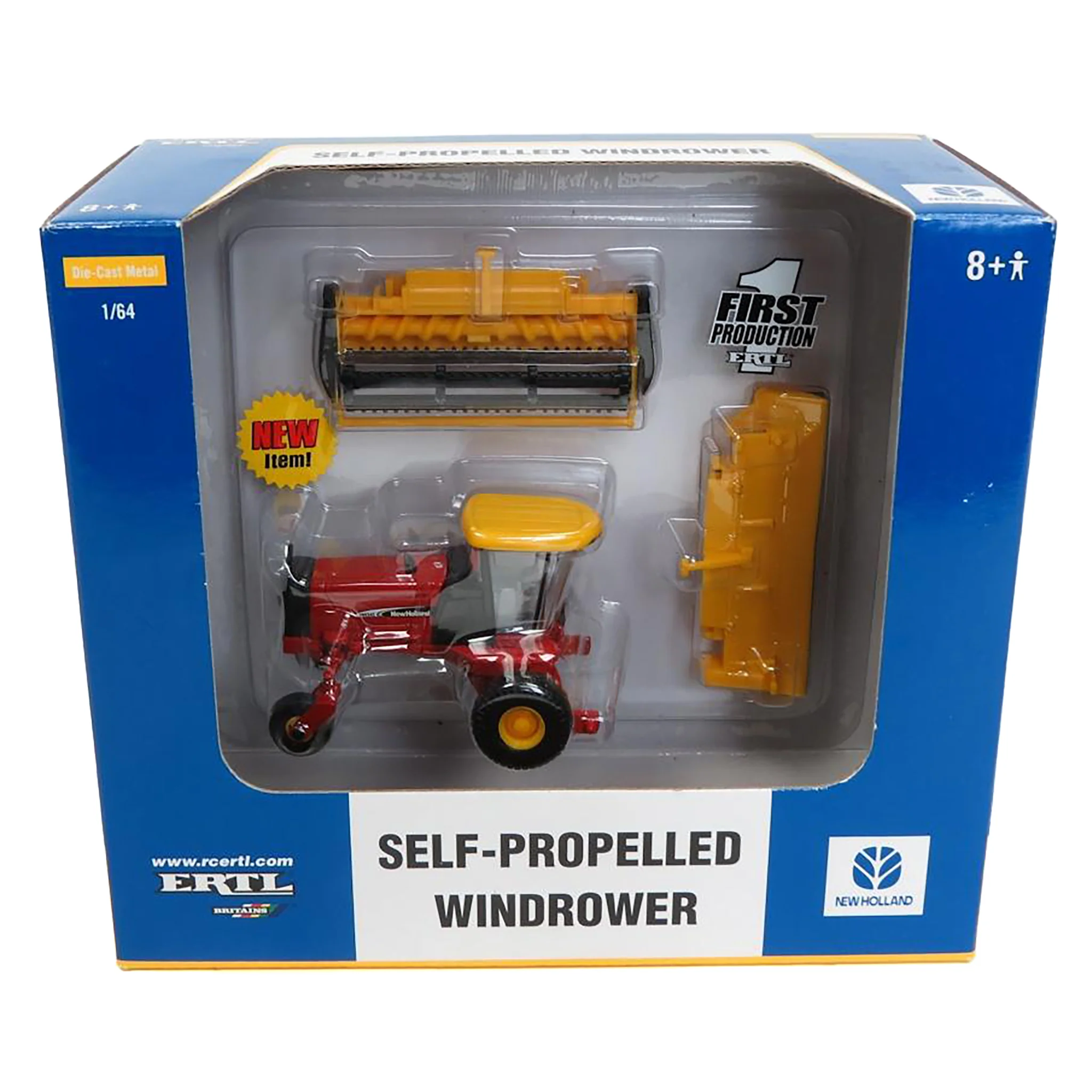 1/64 New Holland HW345 Self-Propelled Speedrower Windrower by ERTL