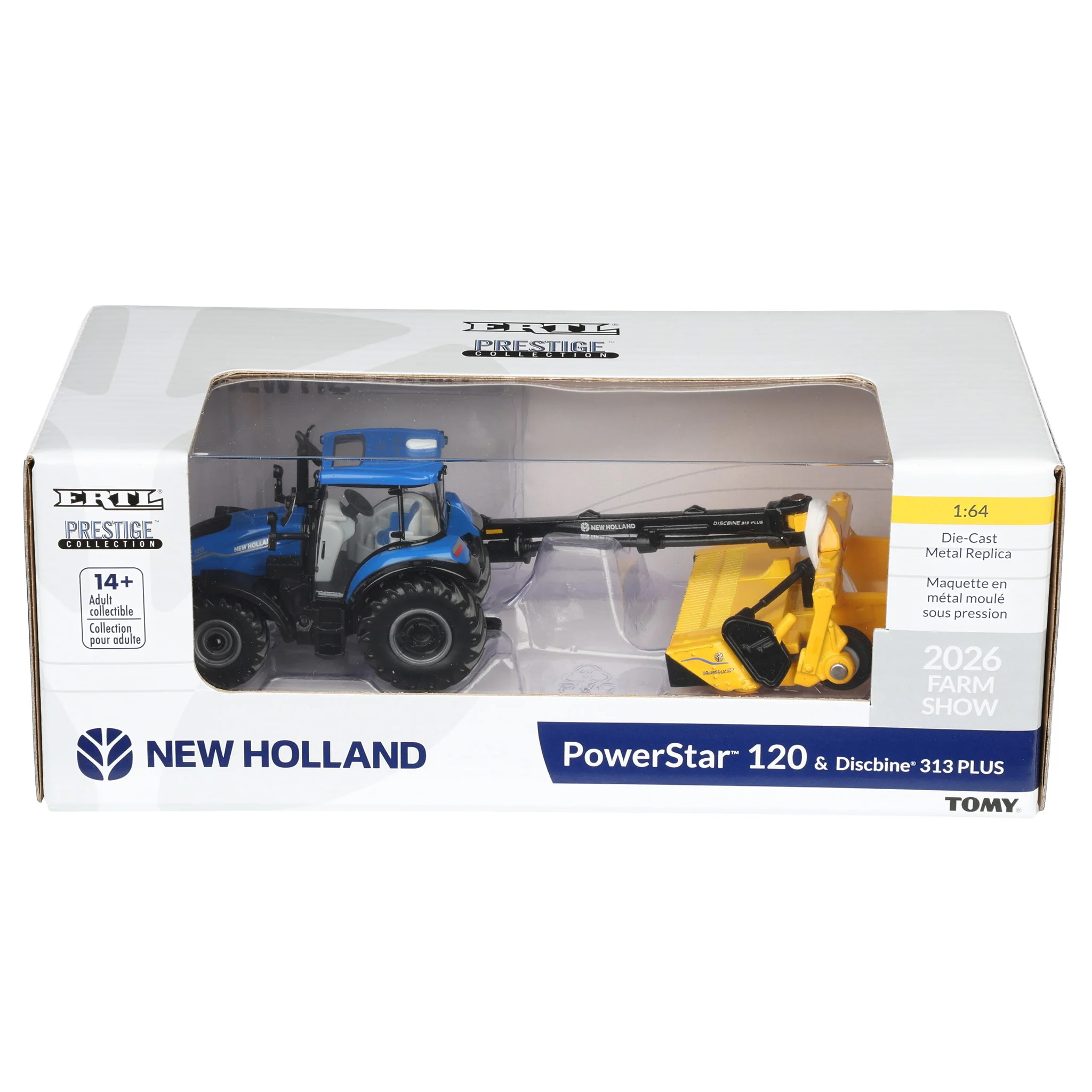 1/64 New Holland Powerstar 120 Tractor with Discbine 313 PLUS by ERTL, 2026 Farm Show - Image 7