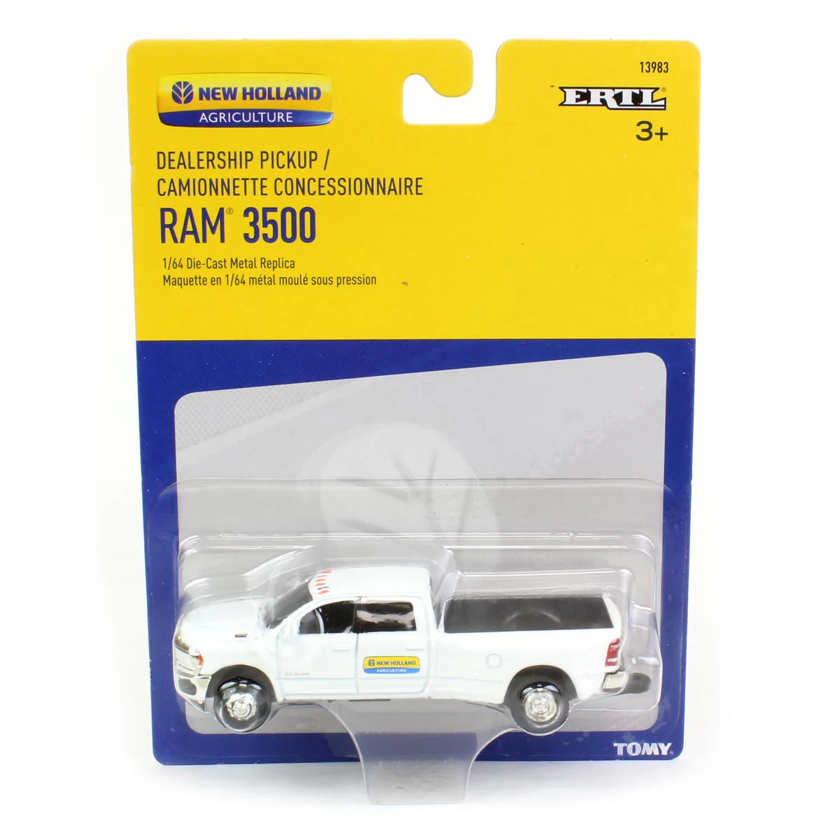 1/64 New Holland RAM 3500 Big Horn Dealership Pickup by ERTL - Image 5