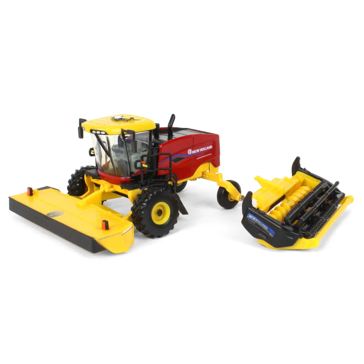 1/64 New Holland Speedrower 220 PLUS Self-Propelled Windrower with Disc Head & Sickle Head by ERTL, 2022 Farm Show