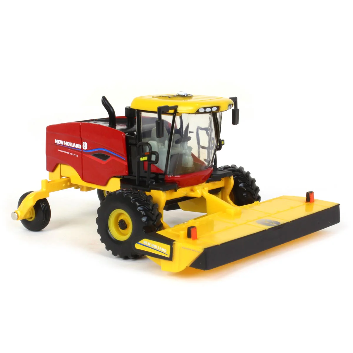 1/64 New Holland Speedrower 220 PLUS Self-Propelled Windrower with Disc Head & Sickle Head by ERTL, 2022 Farm Show - Image 2