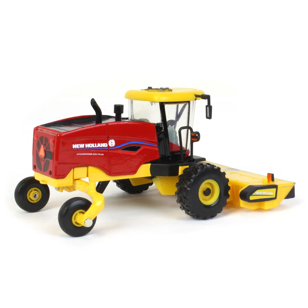 1/64 New Holland Speedrower 220 PLUS Self-Propelled Windrower with Disc Head & Sickle Head by ERTL, 2022 Farm Show - Image 3