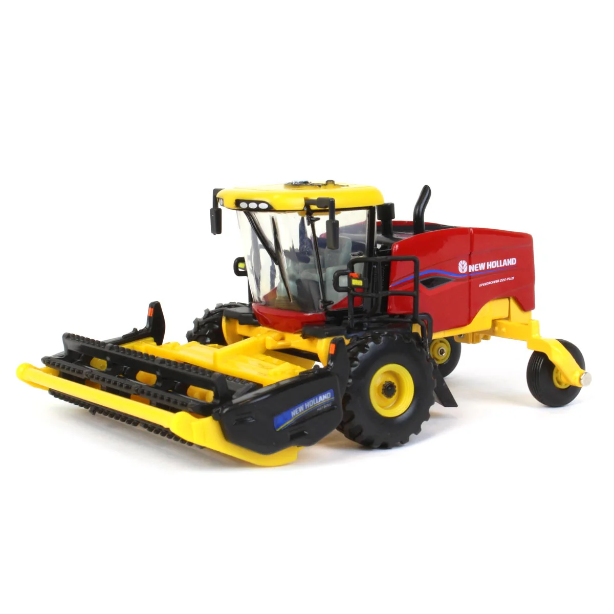 1/64 New Holland Speedrower 220 PLUS Self-Propelled Windrower with Disc Head & Sickle Head by ERTL, 2022 Farm Show - Image 4