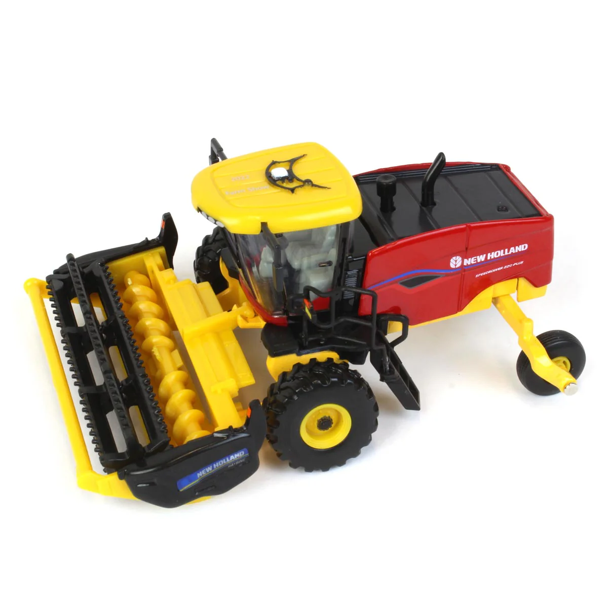 1/64 New Holland Speedrower 220 PLUS Self-Propelled Windrower with Disc Head & Sickle Head by ERTL, 2022 Farm Show - Image 6