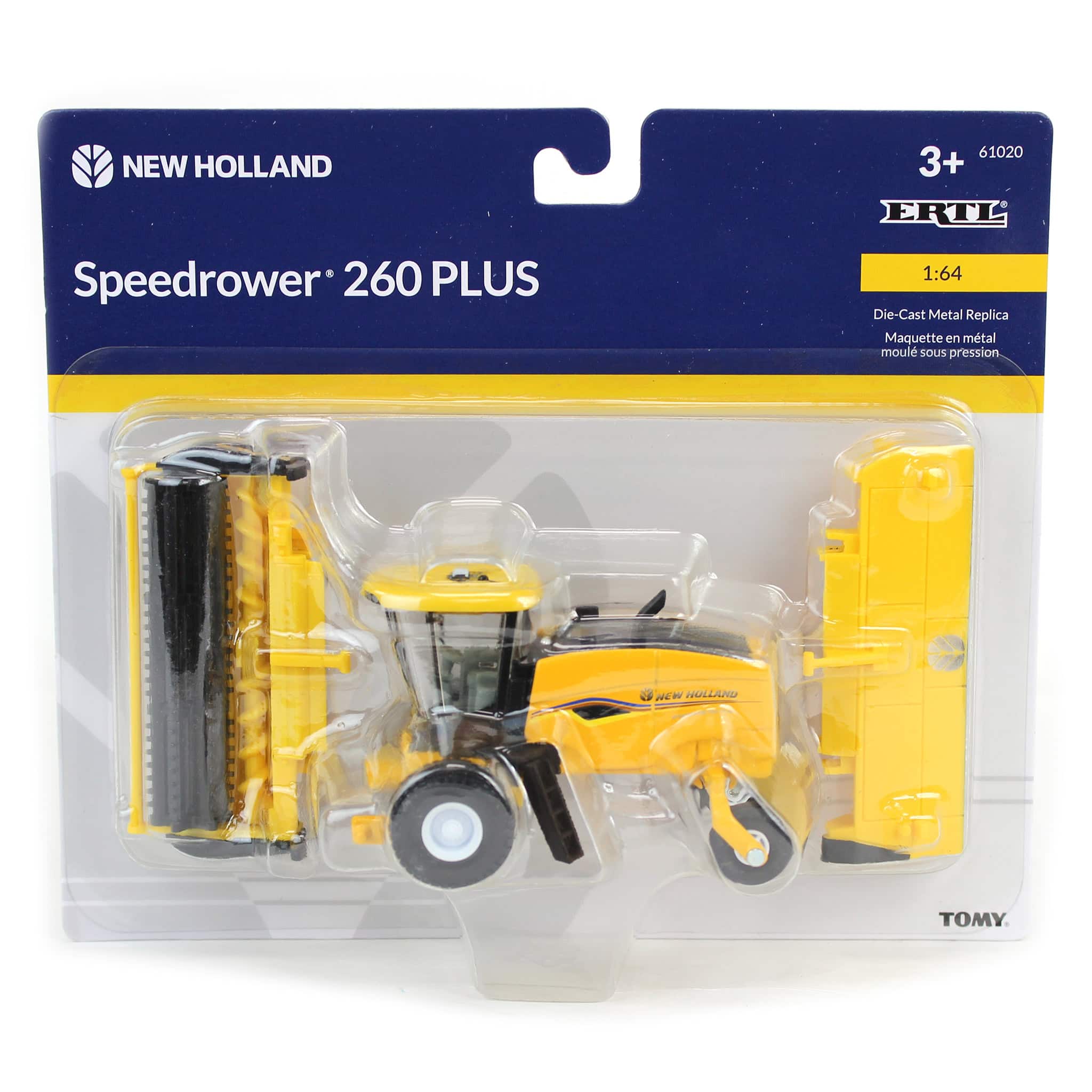 1/64 New Holland Speedrower 260 Self-Propelled Windrower with Rotary Head & Sickle Bar Head by ERTL - Image 7