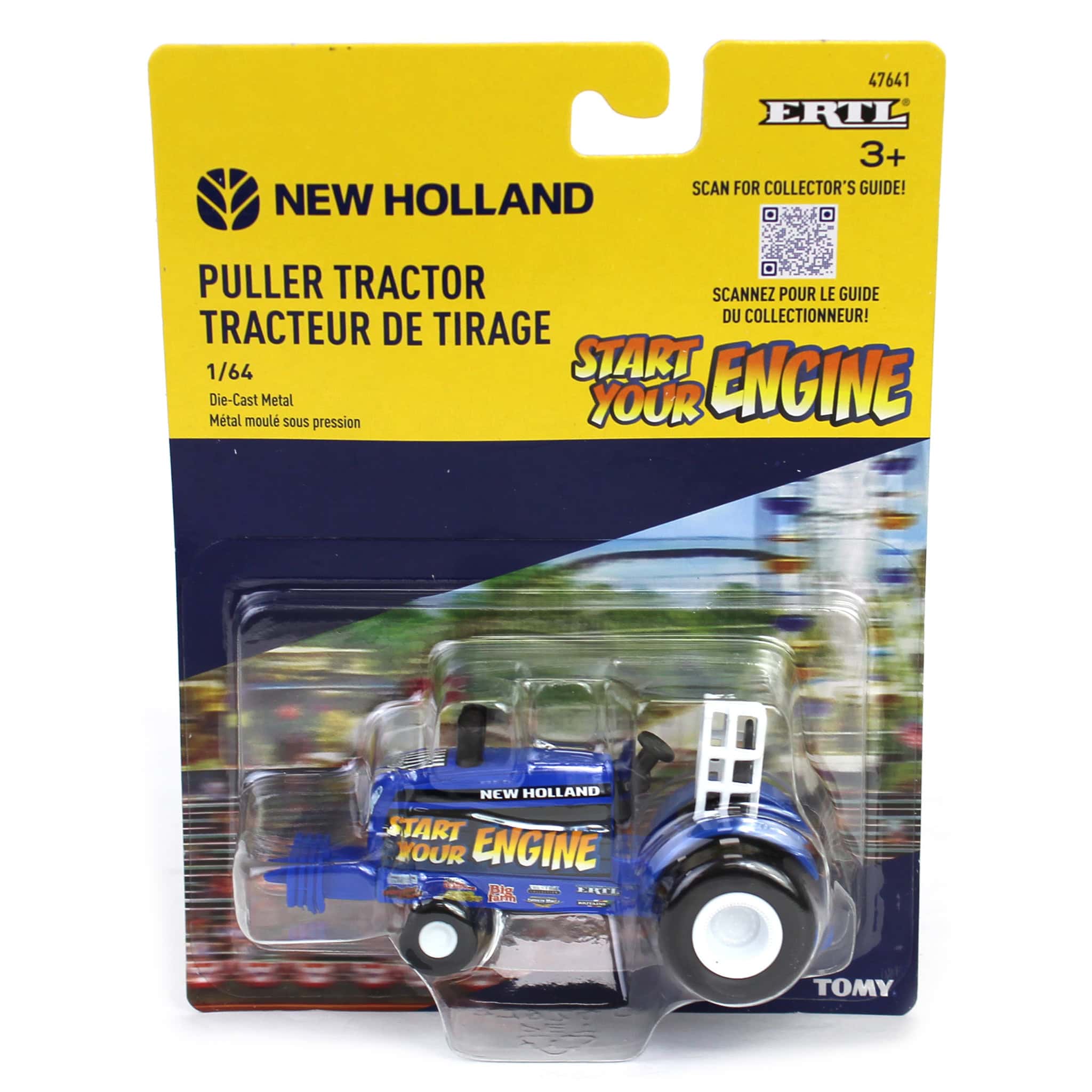 1/64 New Holland "Start Your Engine" Pulling Tractor by ERTL - Image 5