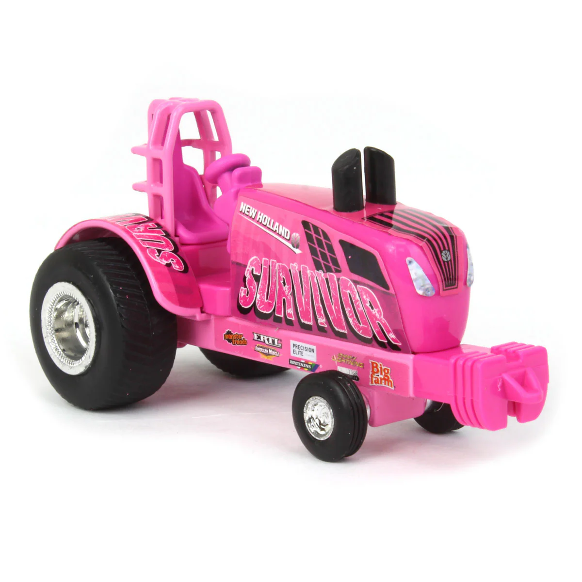 1/64 New Holland PINK  "Survivor" Pulling Tractor - Image 2