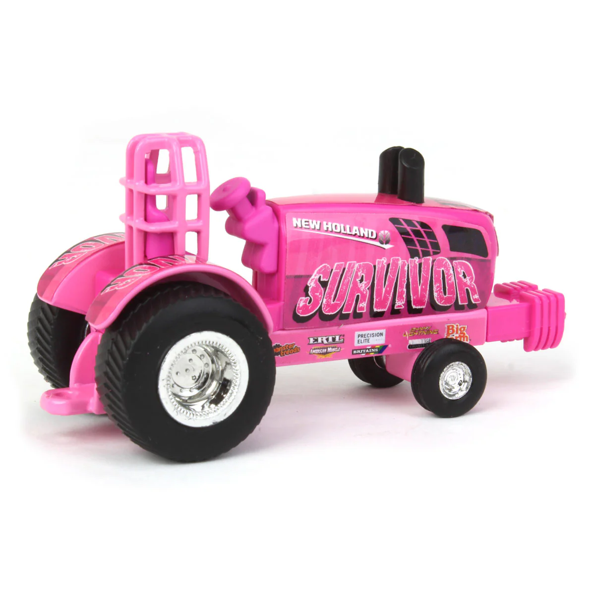 1/64 New Holland PINK  "Survivor" Pulling Tractor - Image 3