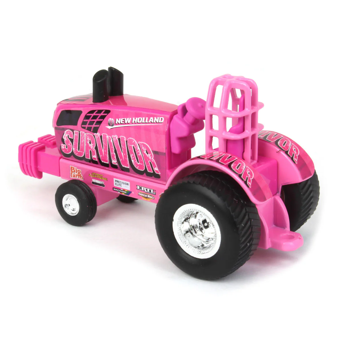 1/64 New Holland PINK  "Survivor" Pulling Tractor - Image 4