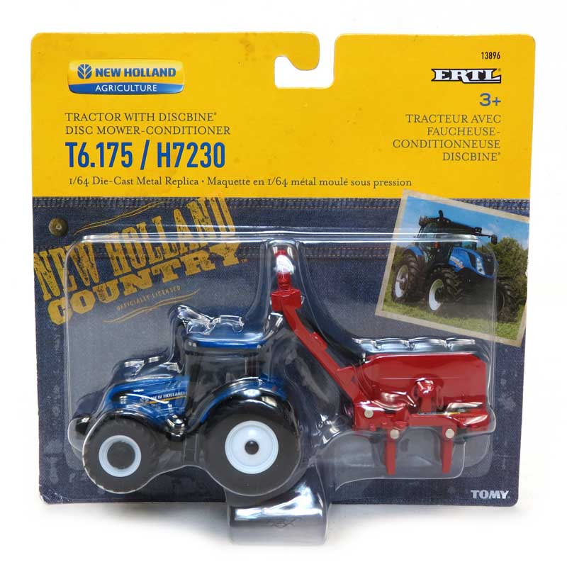 1/64 New Holland T6.175 MFD with H7230 Discbine - Image 6