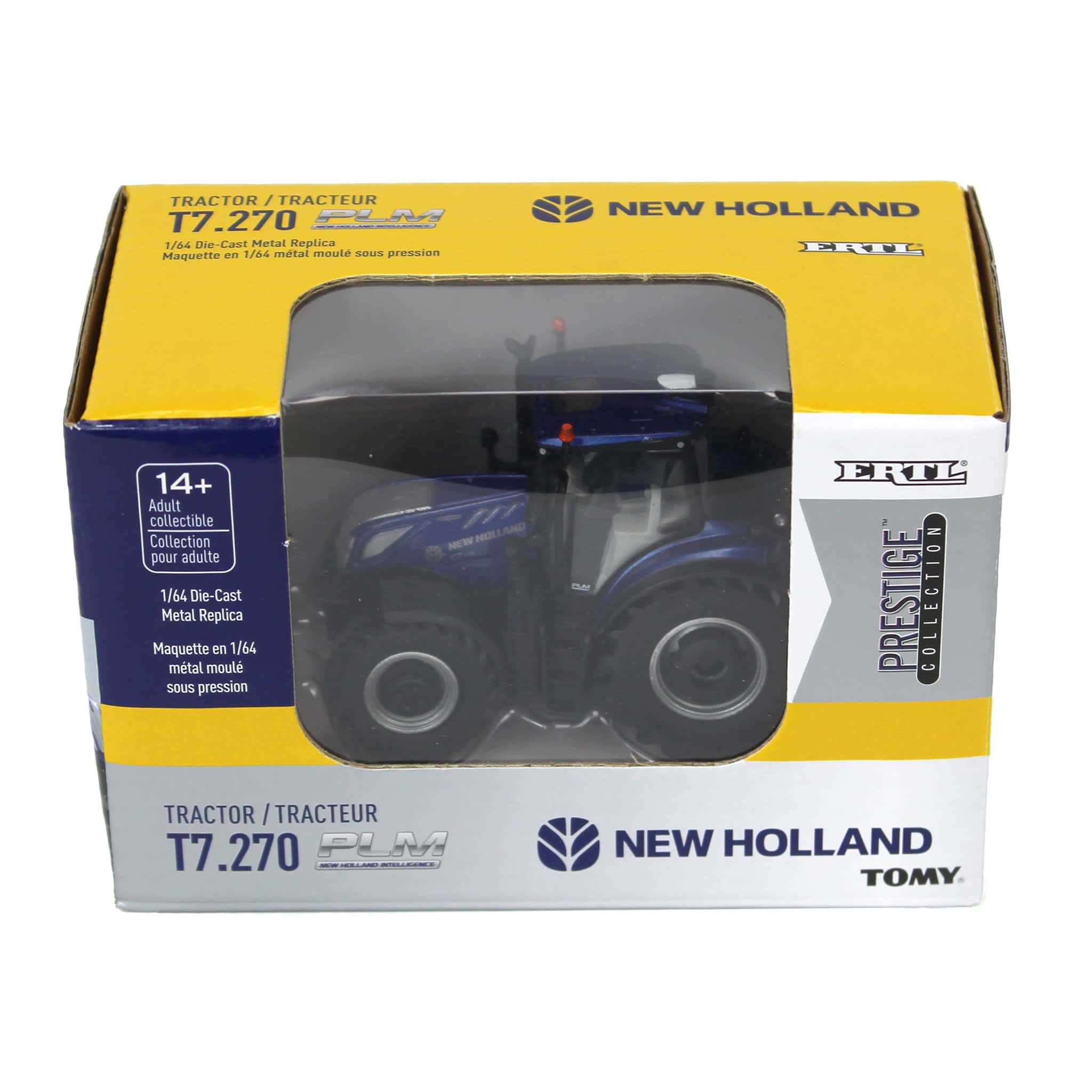 1/64 New Holland T7.270 Blue Power Tractor, ERTL Prestige - Image 6