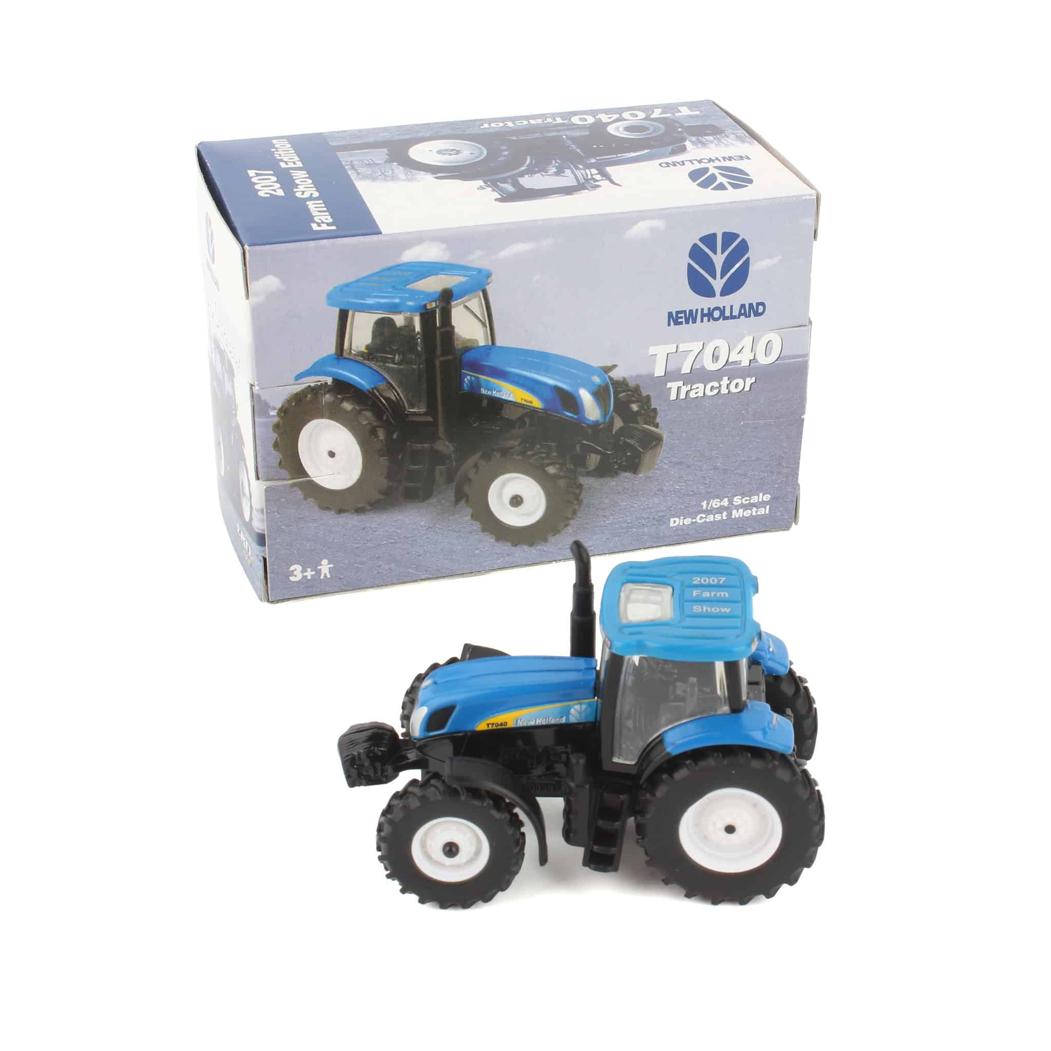 1/64 New Holland T7040 Tractor by ERTL, 2007 Farm Show Limited Edition - Image 2