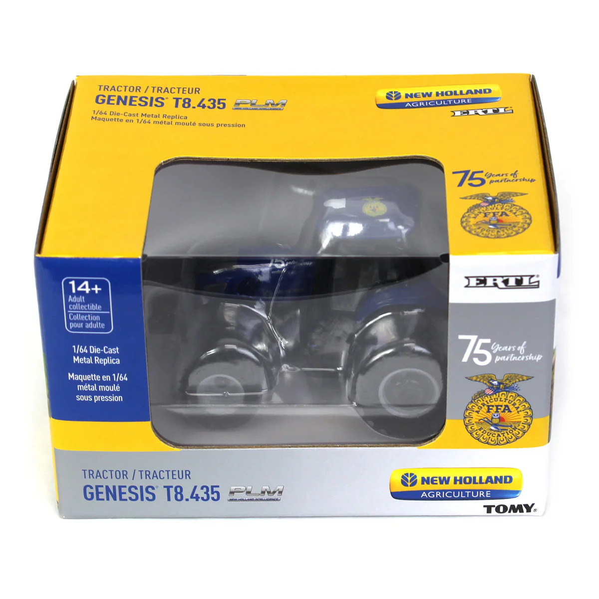 1/64 New Holland T8.435 Tractor with PLM Intelligence & Duals by ERTL, 75 Years of FFA - Image 6