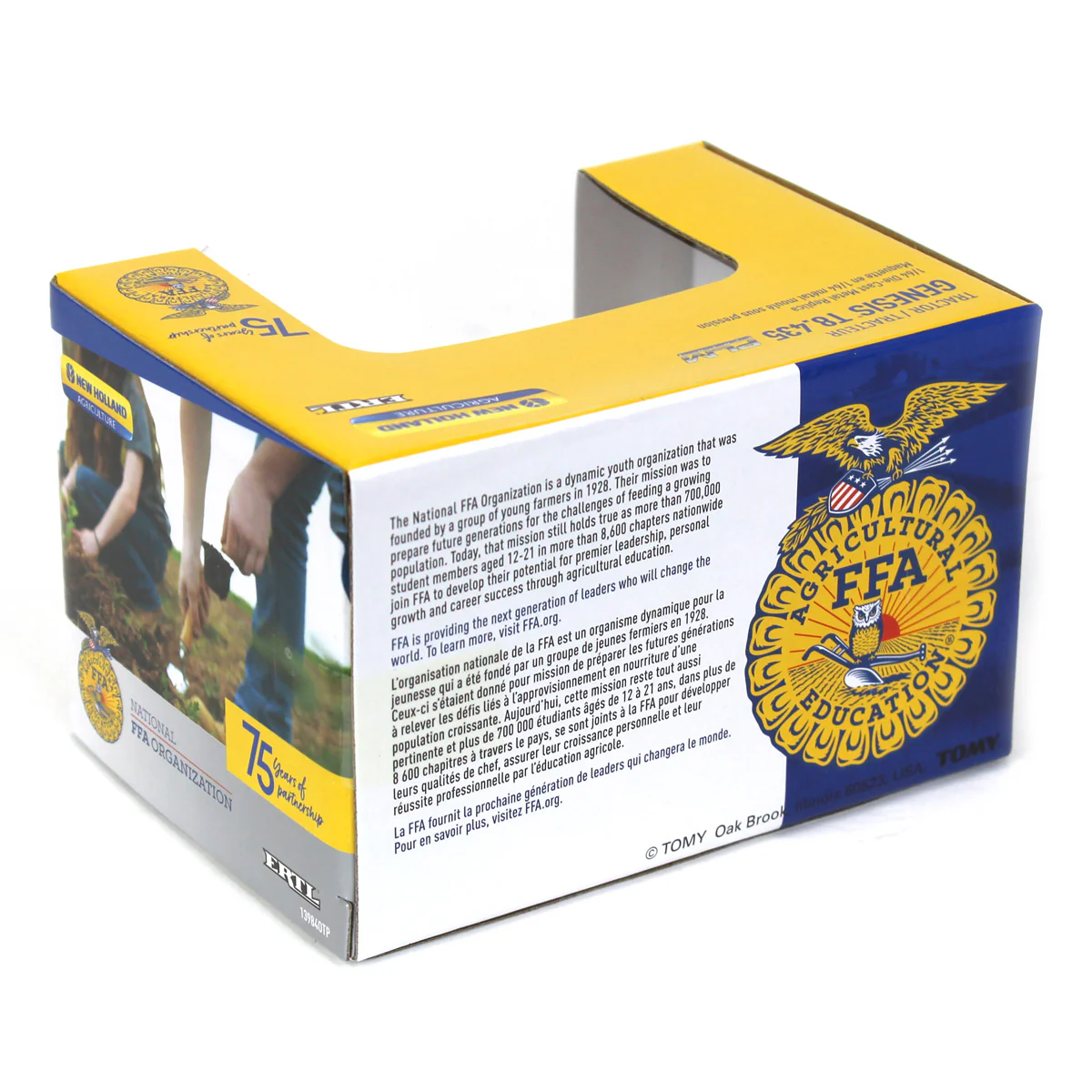 1/64 New Holland T8.435 Tractor with PLM Intelligence & Duals by ERTL, 75 Years of FFA - Image 7