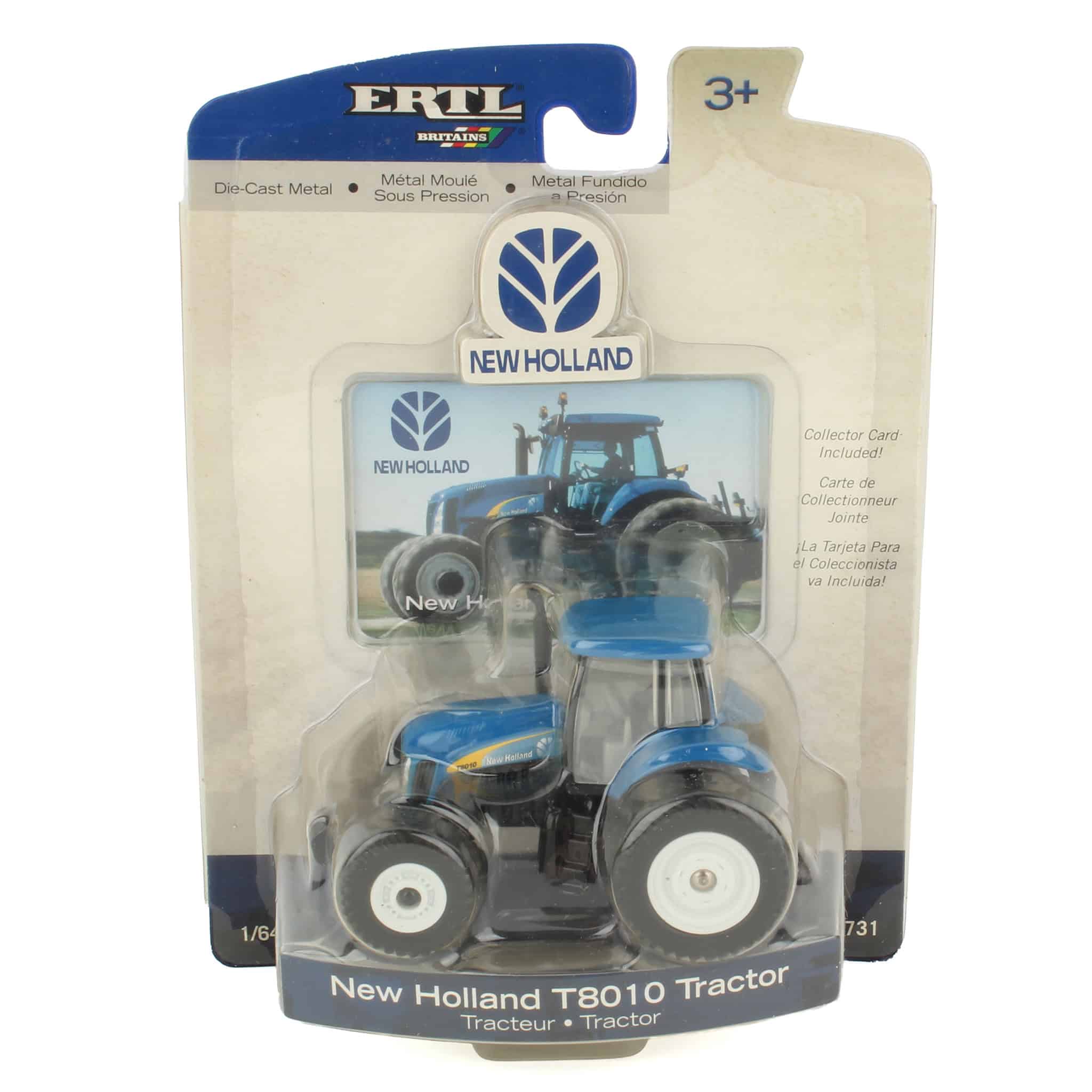 1/64 New Holland T8010 Tractor with Front & Rear Duals by ERTL
