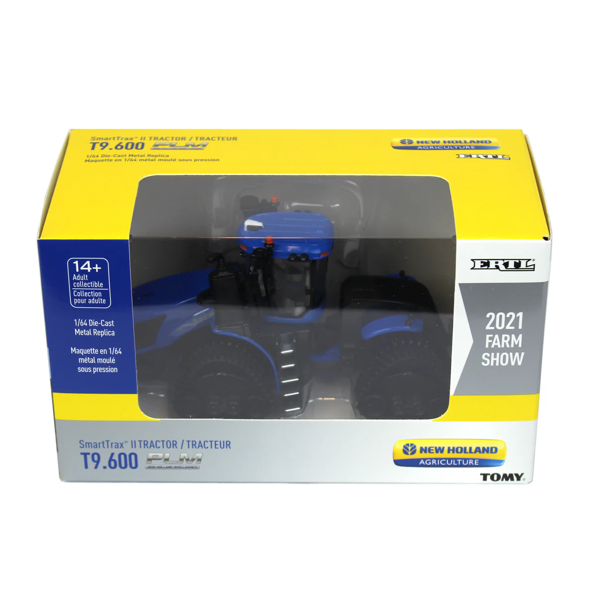 1/64 New Holland T9.600 SmartTrax Tractor by ERTL, 2021 Farm Show Edition - Image 6