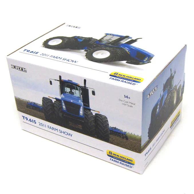 1/64 New Holland T9.615 Articulating Tractor with Duals, 2011 Farm Show Edition by ERTL - Image 6