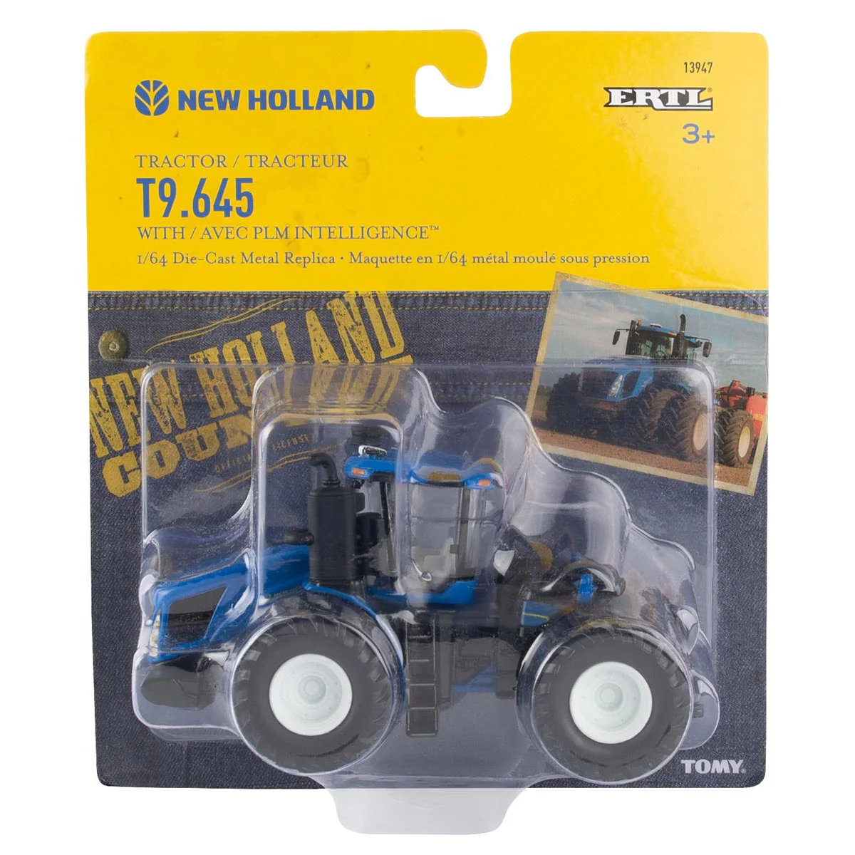 1/64 New Holland T9.645 4WD Tractor with PLM Intelligence & Duals by ERTL - Image 5