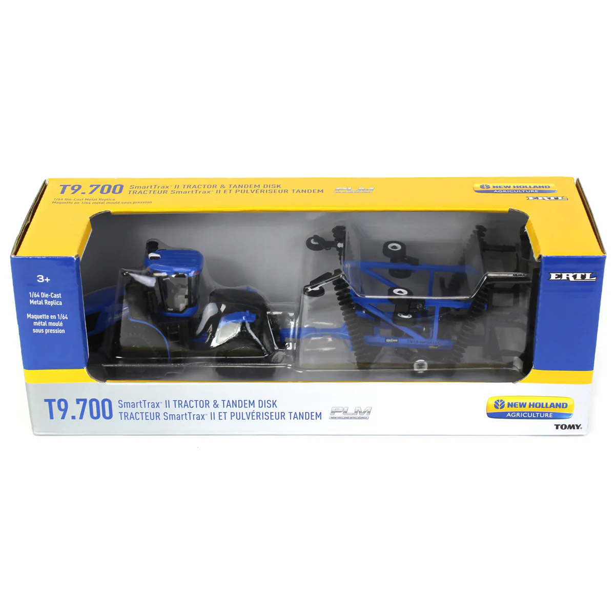 1/64 New Holland T9.700 SmartTrax II Tractor with Folding Disk by ERTL - Image 6