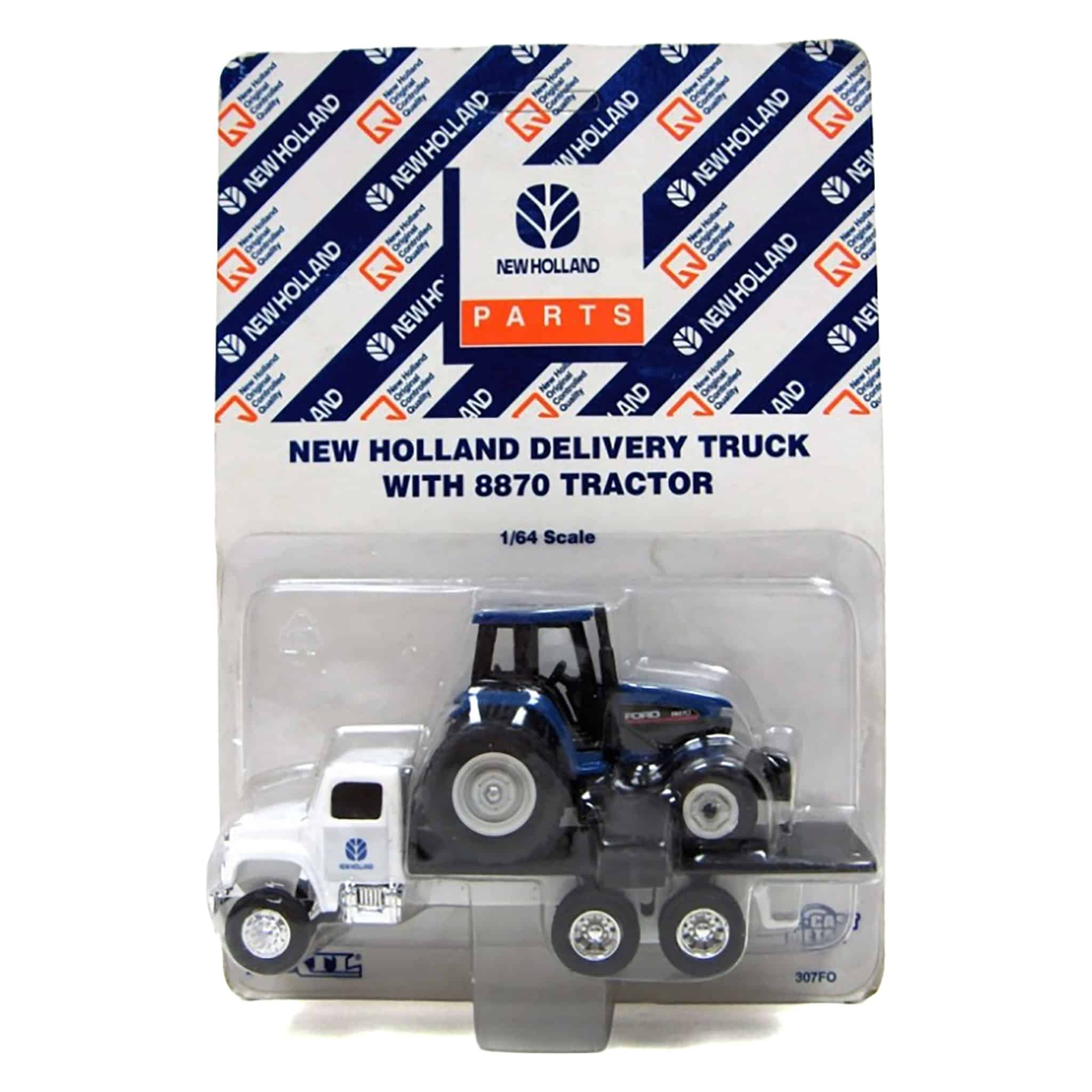 1/64 New Holland Tandem Axle Delivery Roll Back with Ford 8870