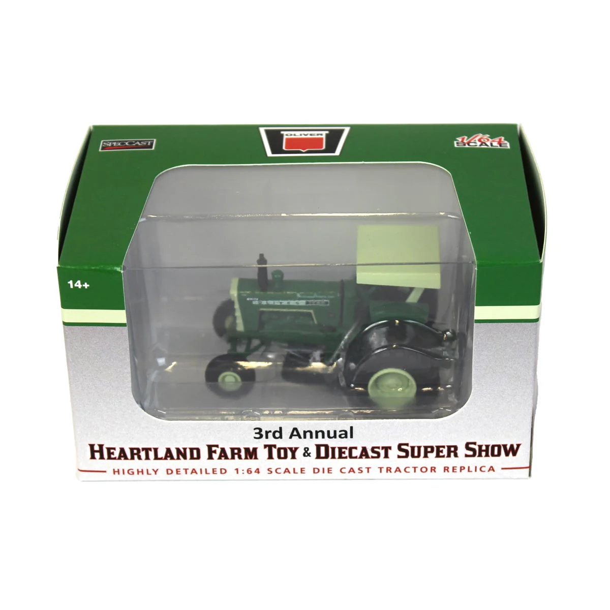 1/64 Oliver 1755 Tractor with Canopy & Duals by SpecCast, 3rd Annual Heartland Farm Toy & Diecast Super Show - Image 5
