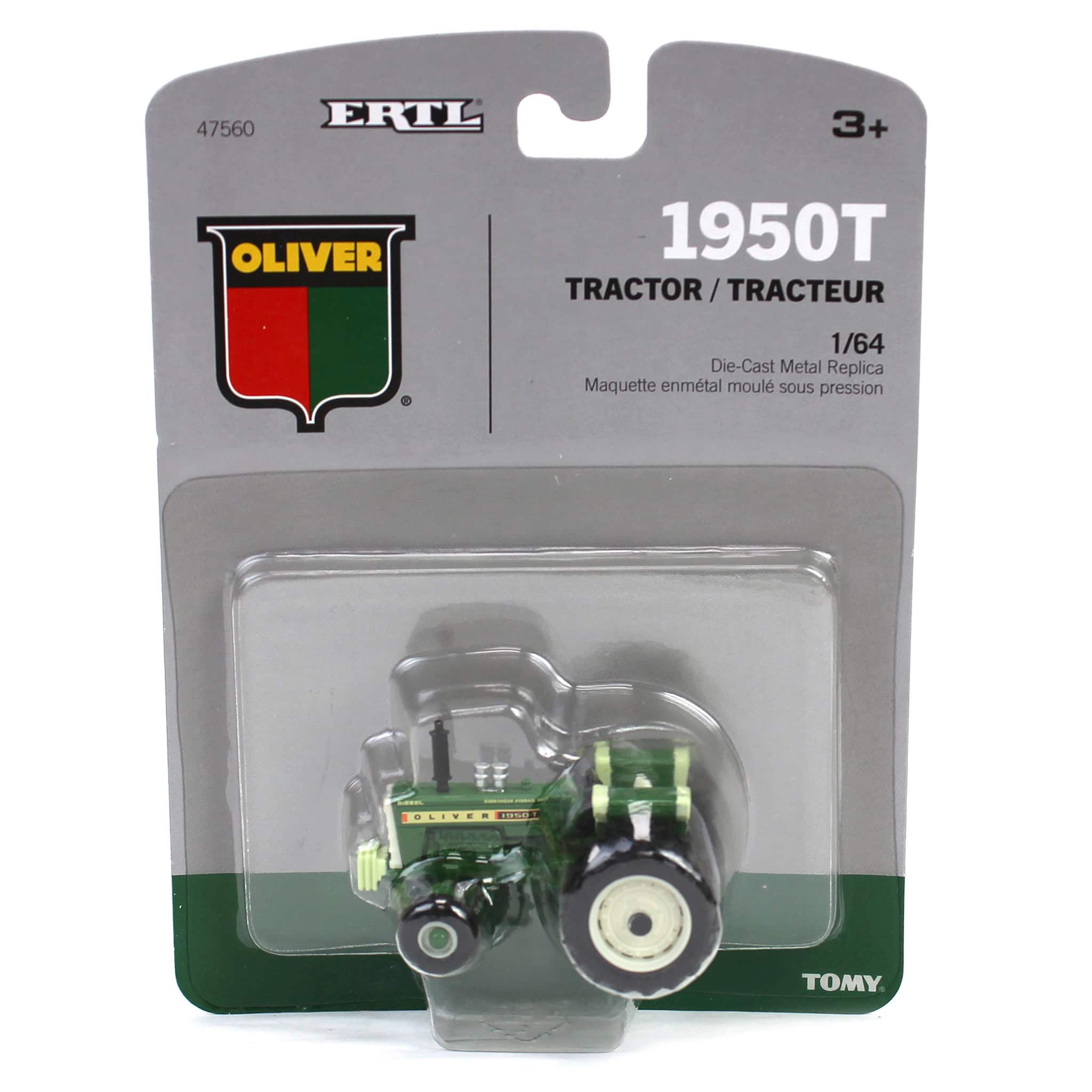 1/64 Oliver 1950-T Tractor with Rear Duals by ERTL - Image 5