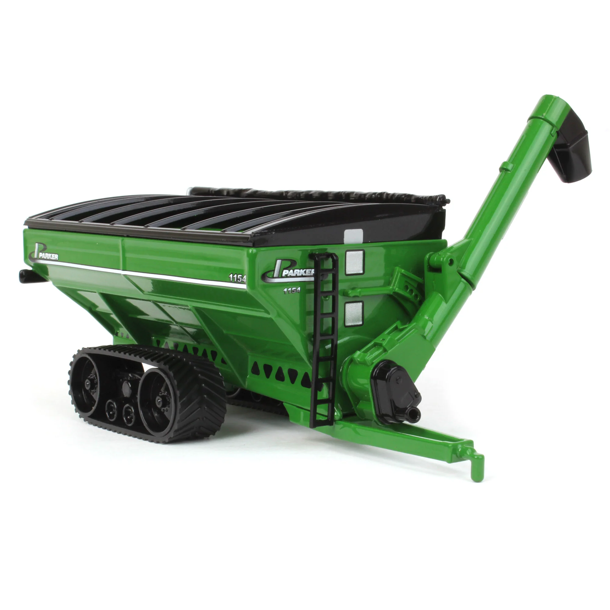 1/64 Parker 1154 Grain Cart with Tracks, Green - Image 2