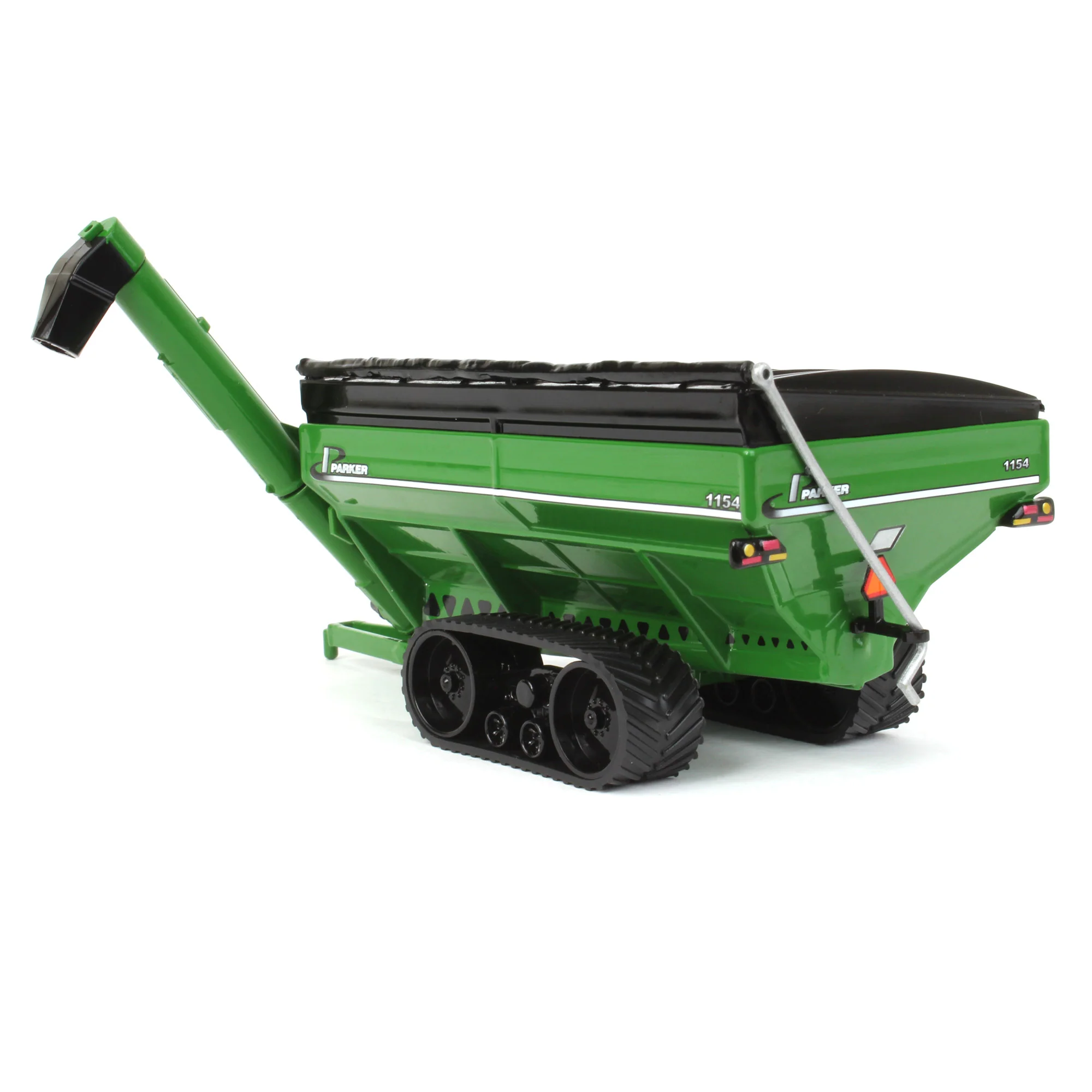 1/64 Parker 1154 Grain Cart with Tracks, Green - Image 4