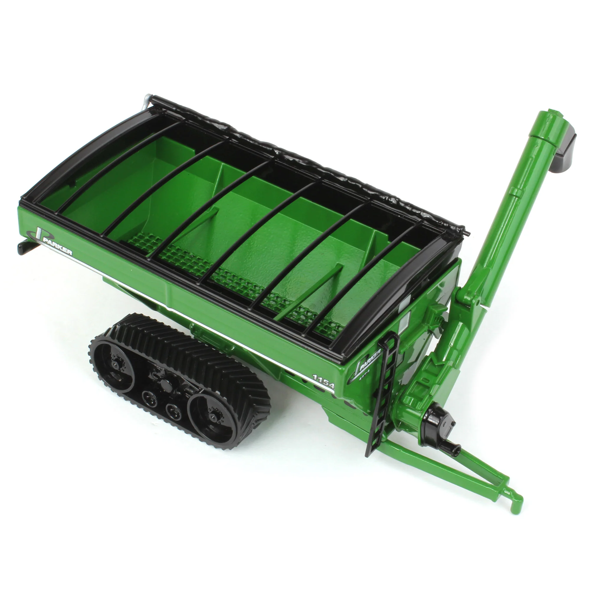 1/64 Parker 1154 Grain Cart with Tracks, Green - Image 5