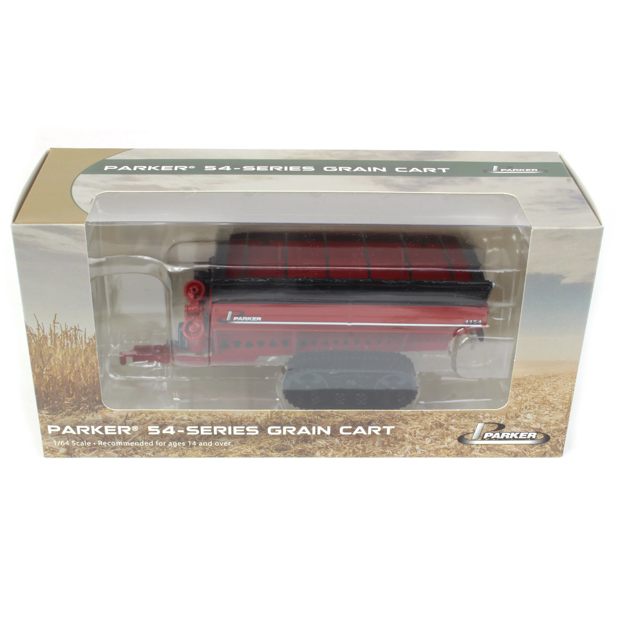 1/64 Parker 1154 Grain Cart with Tracks, Red - Image 6