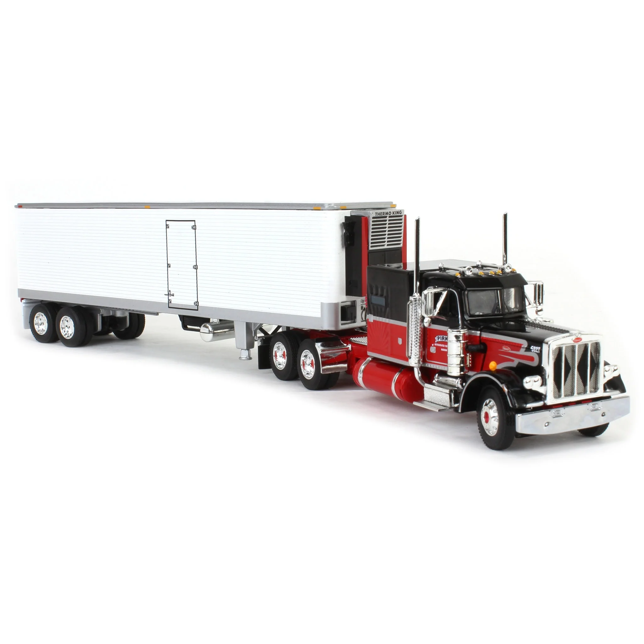 1/64 Peterbilt 359 Semi Truck with Vintage Reefer Trailer, Legacy Series #1: Pirkle Refrigerated Freight Lines, DCP by First Gear - Image 2