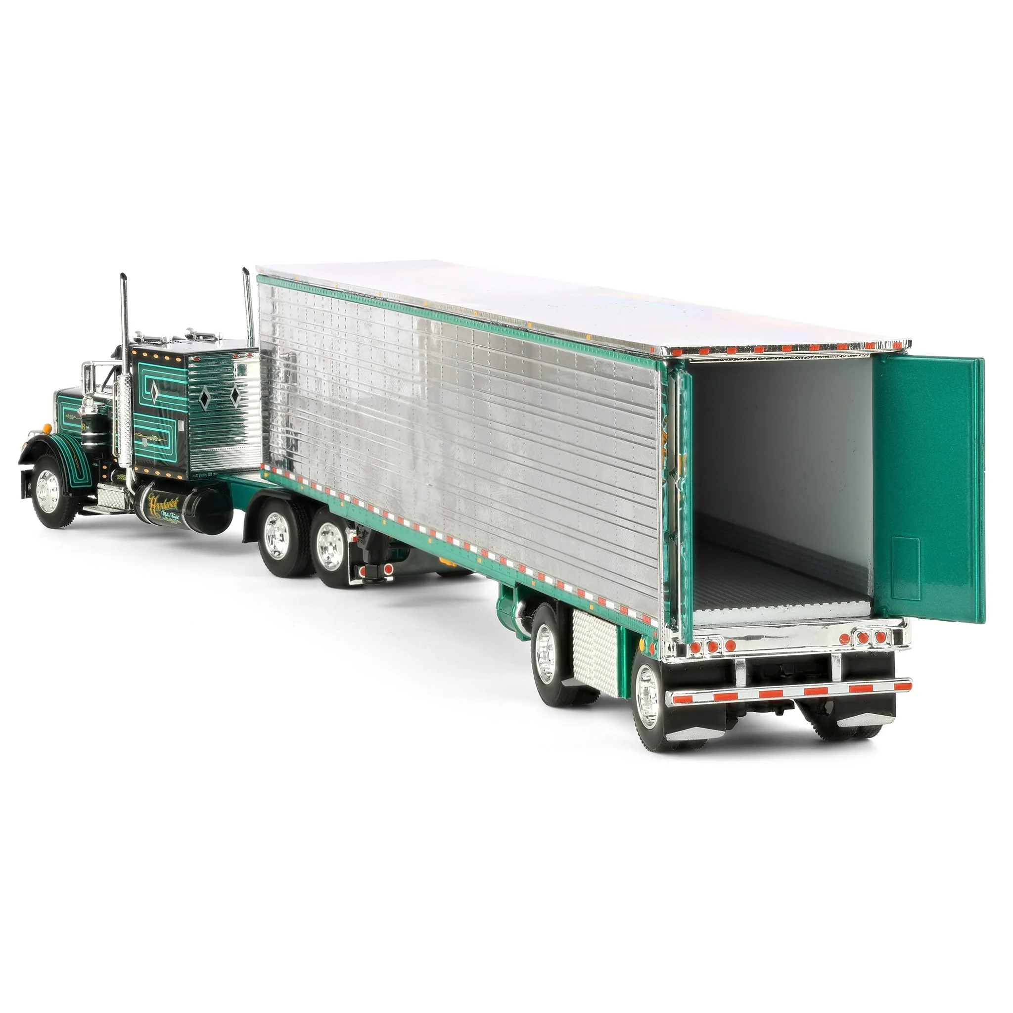1/64 Peterbilt 359 with 53ft Utility Reefer Trailer, Big Rigs II #2: Hardwick Motor Freight, DCP by First Gear - Image 5