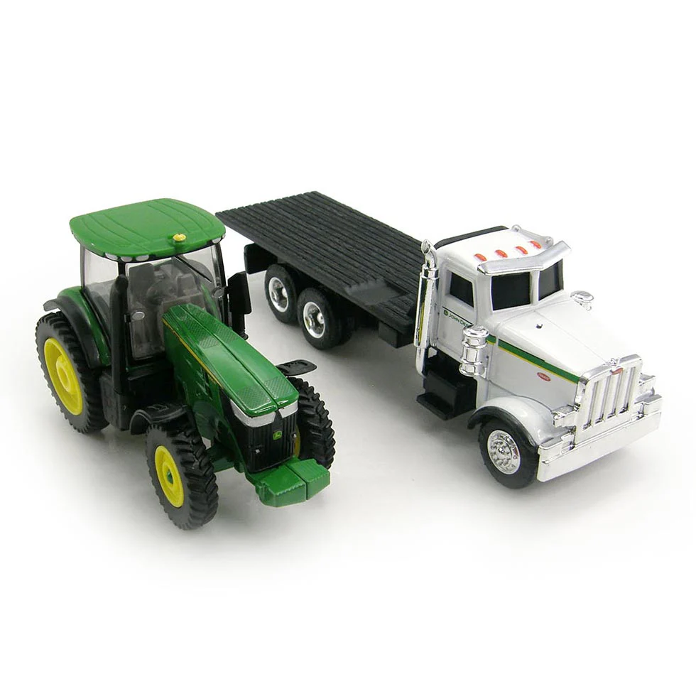 1/64 Peterbilt 367 Rollback Truck with John Deere 7200R Tractor by ERTL - Image 3
