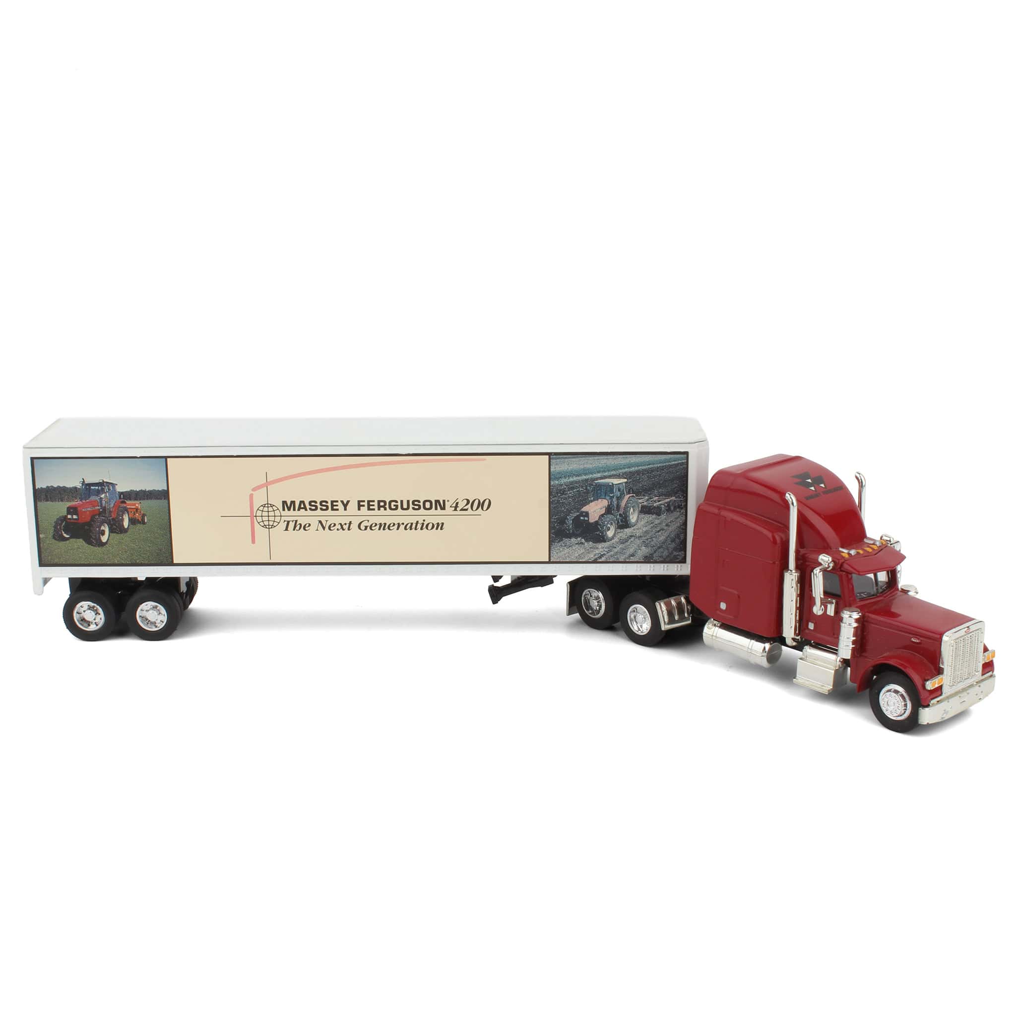 1/64 Peterbilt 379 Semi Truck & Trailer by SpecCast, Massey Ferguson 4200 The Next Generation - Image 2