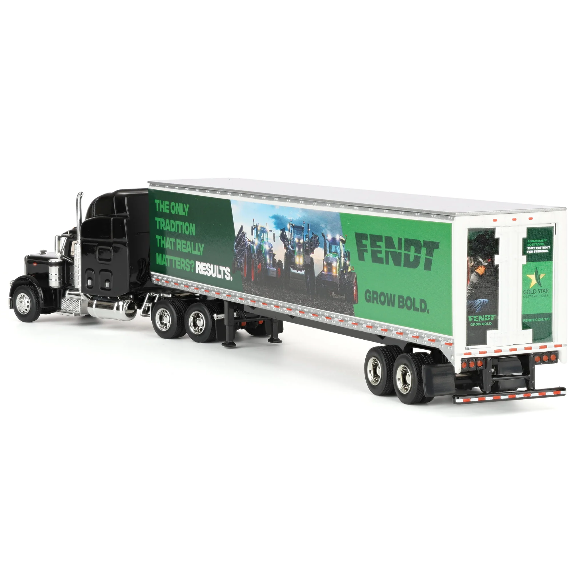 1/64 Peterbilt 379 Semi Truck with Box Trailer by SpecCast, Fendt "Grow Bold" - Image 4