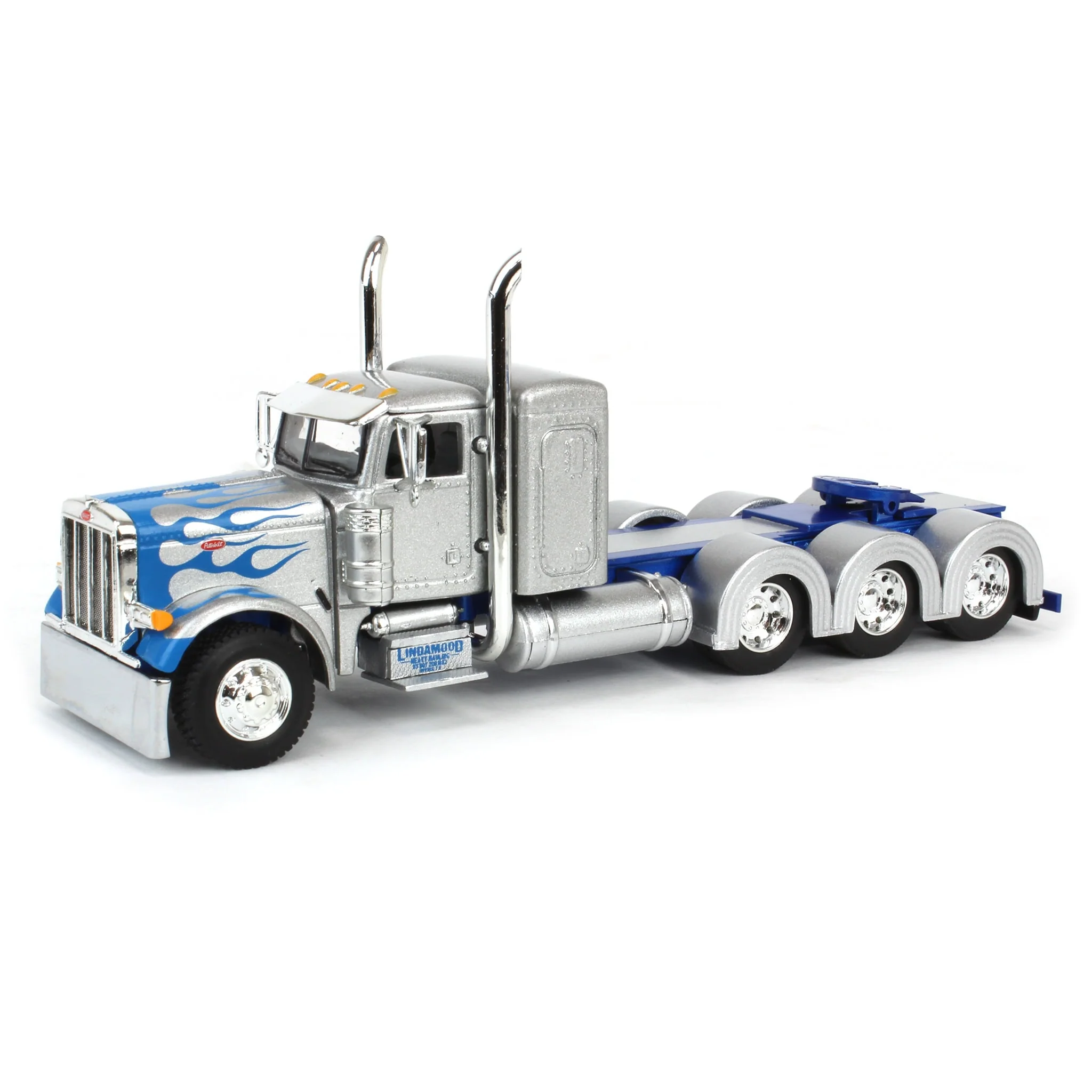 1/64 Peterbilt 379 Semi Truck with Fontaine Magnitude Lowboy, Jeep, & Stinger - Big Rigs #15: Lindamood Demolition, DCP by First Gear - Image 5