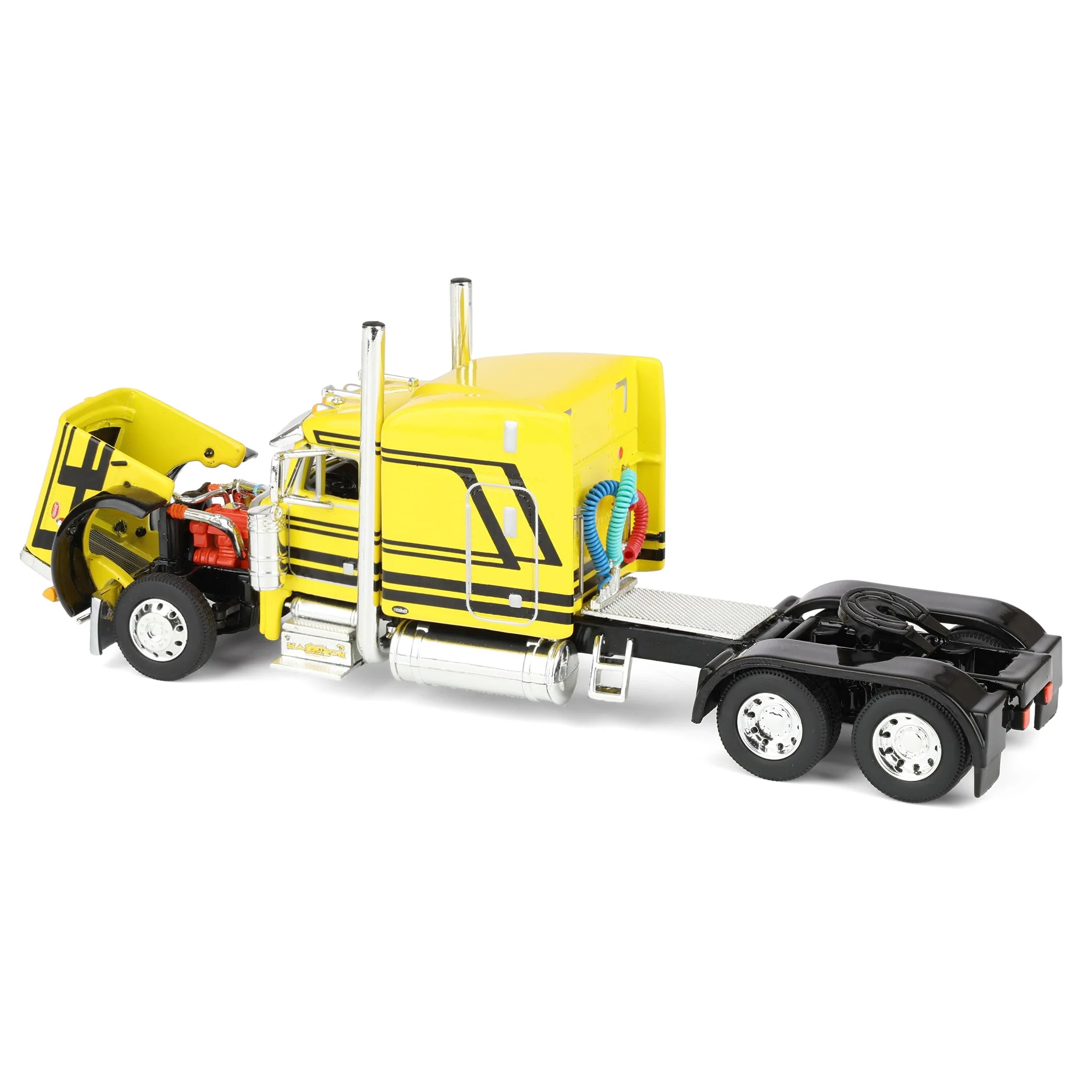 1/64 Peterbilt 379 with Wilson Silverstar Livestock Trailer, Harrison Trucking, DCP by First Gear Dealer Exclusive - Image 5