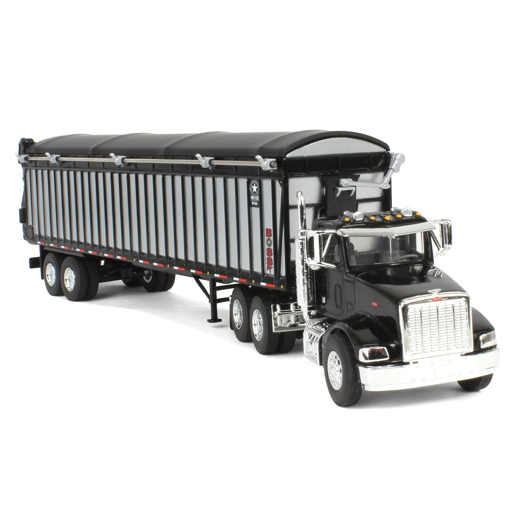 1/64 Peterbilt 385 Semi Truck with Meyer 9140RT Boss Silage Trailer by SpecCast - Image 2