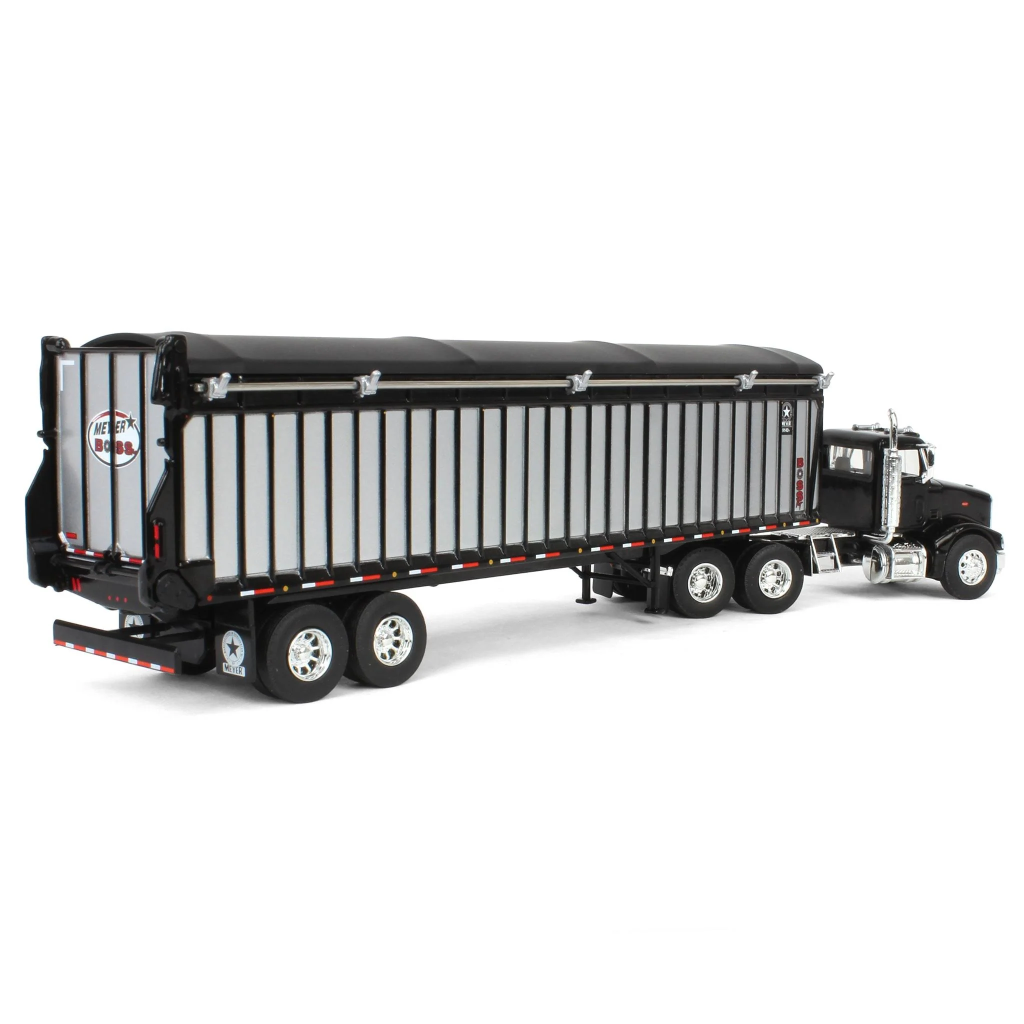 1/64 Peterbilt 385 Semi Truck with Meyer 9140RT Boss Silage Trailer by SpecCast - Image 3