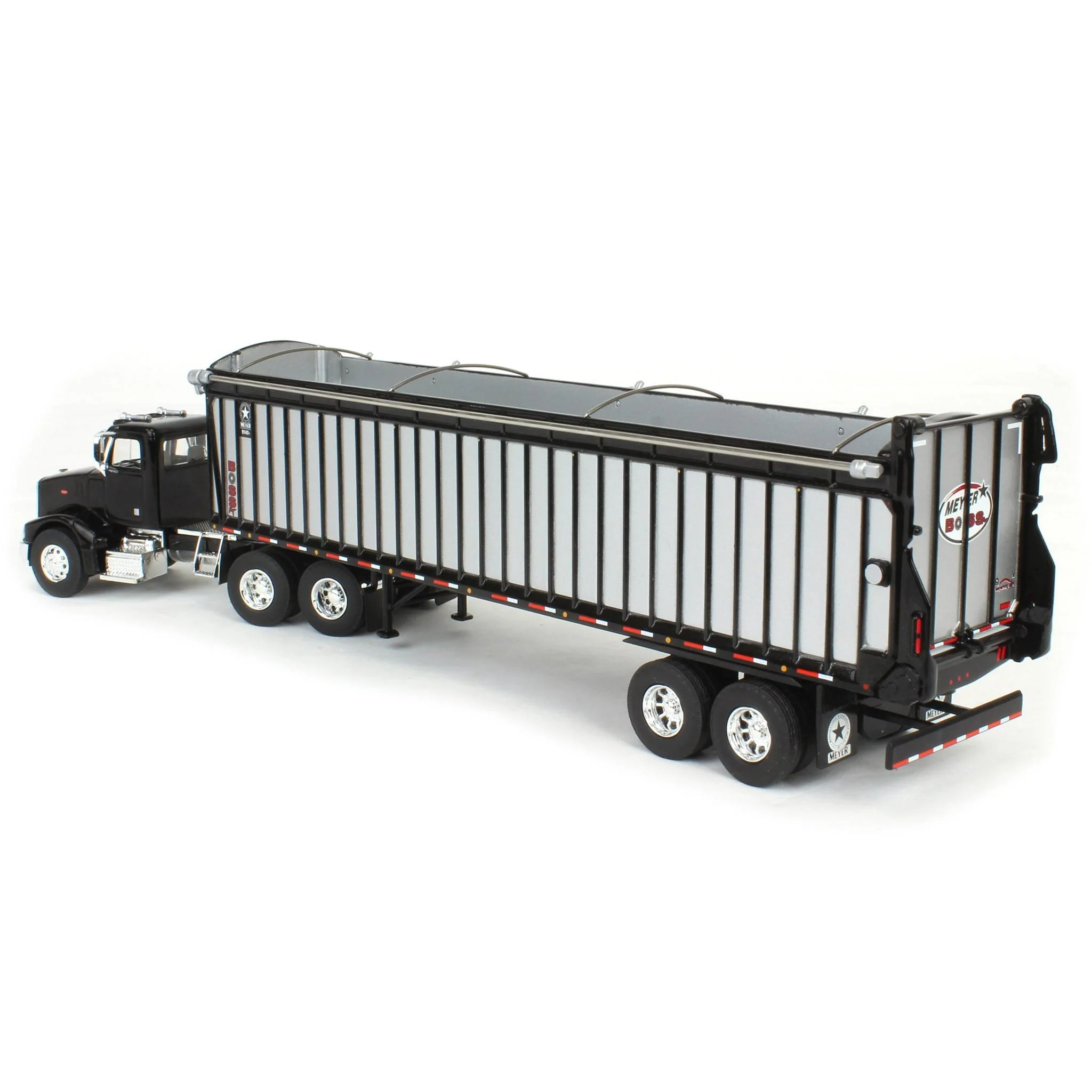 1/64 Peterbilt 385 Semi Truck with Meyer 9140RT Boss Silage Trailer by SpecCast - Image 4
