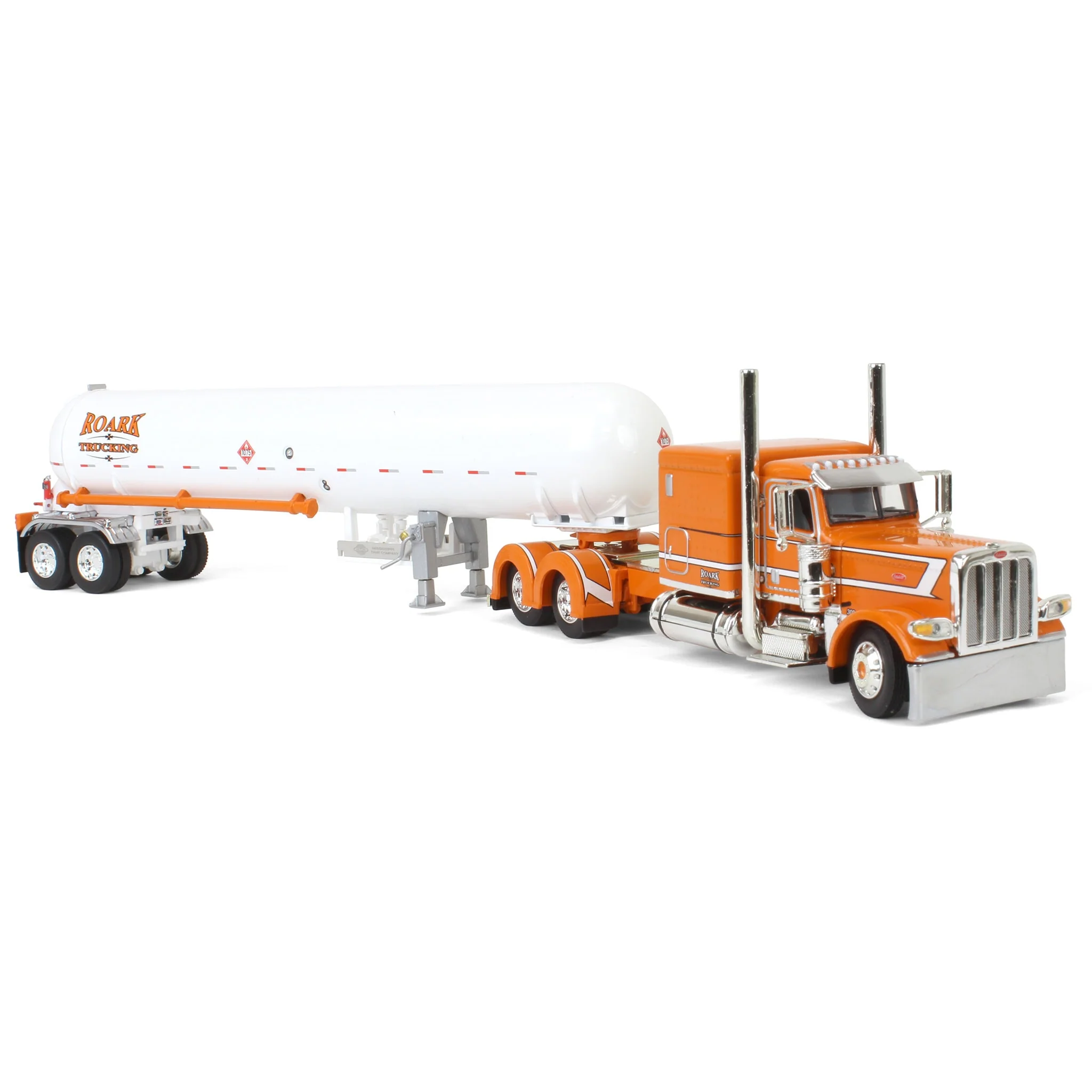 1/64 Peterbilt 389 Semi Truck with Mississippi LP Tanker Trailer, Roark Trucking - Under Pressure, DCP by First Gear - Image 2