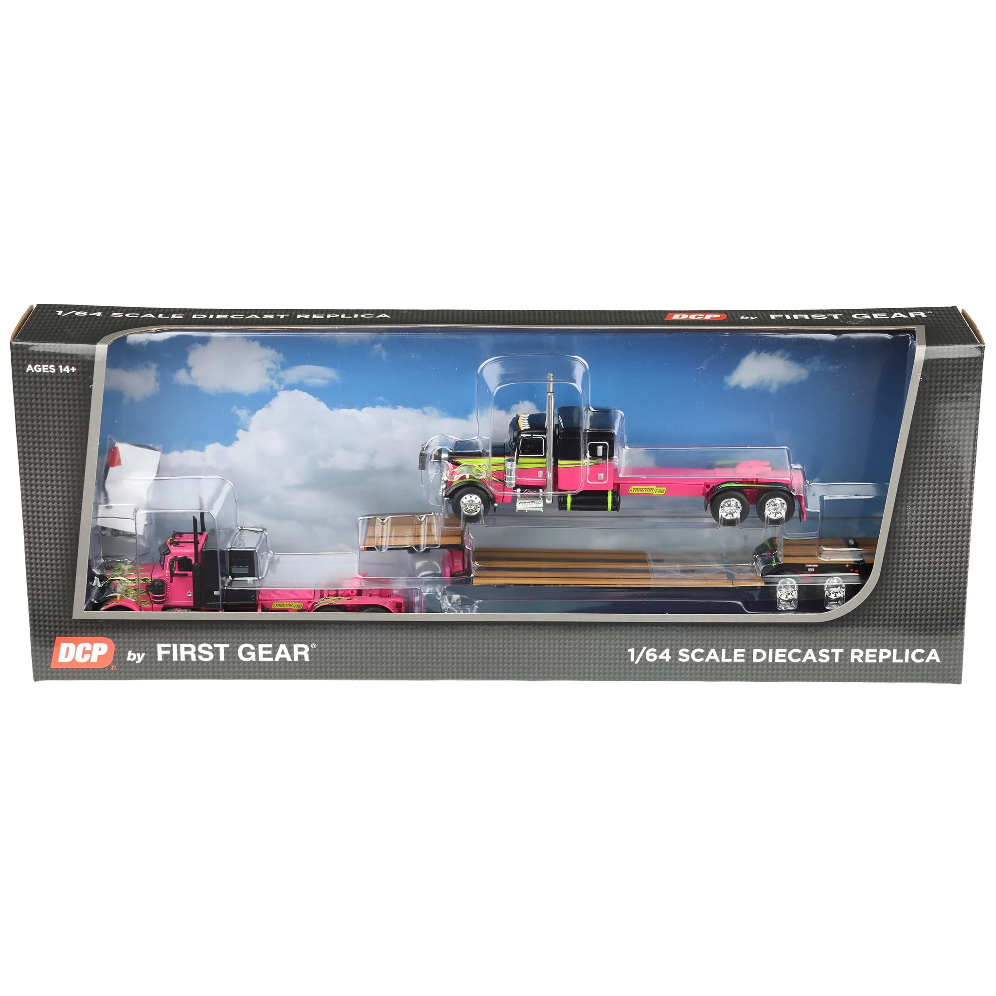 1/64 Peterbilt 389 Semi with Fontaine Renegade LXT40 Lowboy & Peterbilt 359 Load, Loewen Farms, DCP by First Gear - Image 6