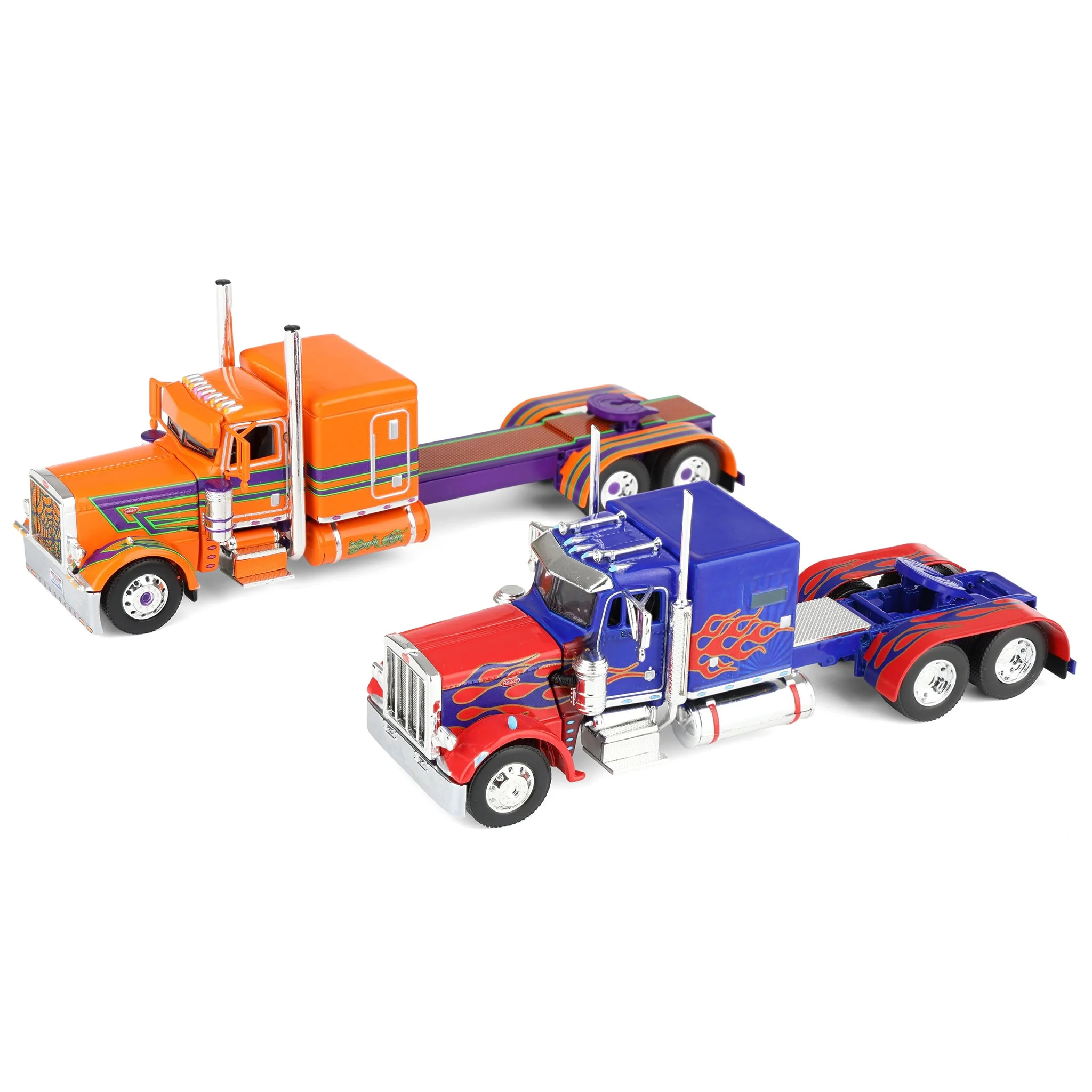 1/64 Peterbilt 389 Semi with Fontaine Renegade LXT40 Lowboy & Peterbilt 359 Load, Sadie Rae, DCP by First Gear - Image 5