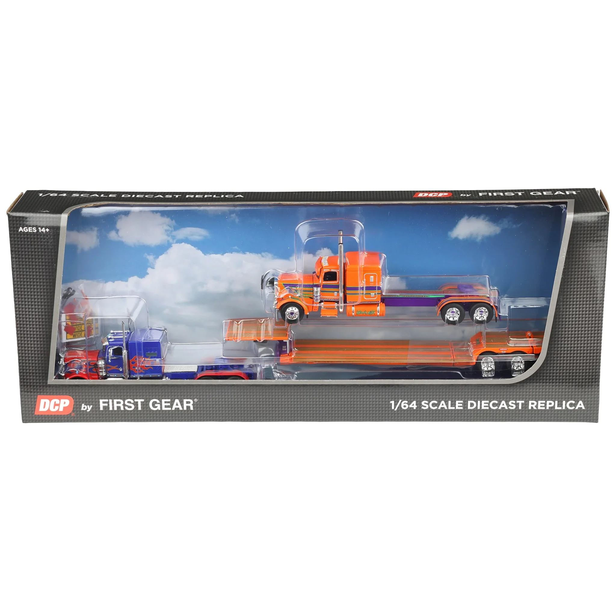 1/64 Peterbilt 389 Semi with Fontaine Renegade LXT40 Lowboy & Peterbilt 359 Load, Sadie Rae, DCP by First Gear - Image 6