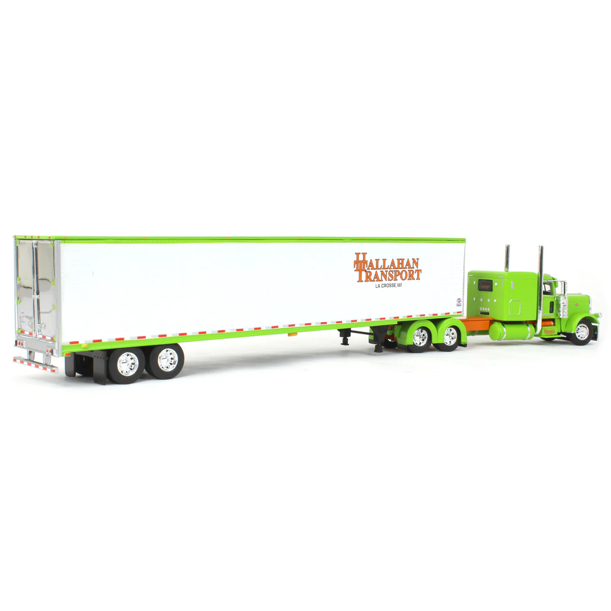 1/64 Peterbilt 389 with 53ft Utility Trailer, Big Rigs #9: Hallahan Transport, DCP by First Gear - Image 3