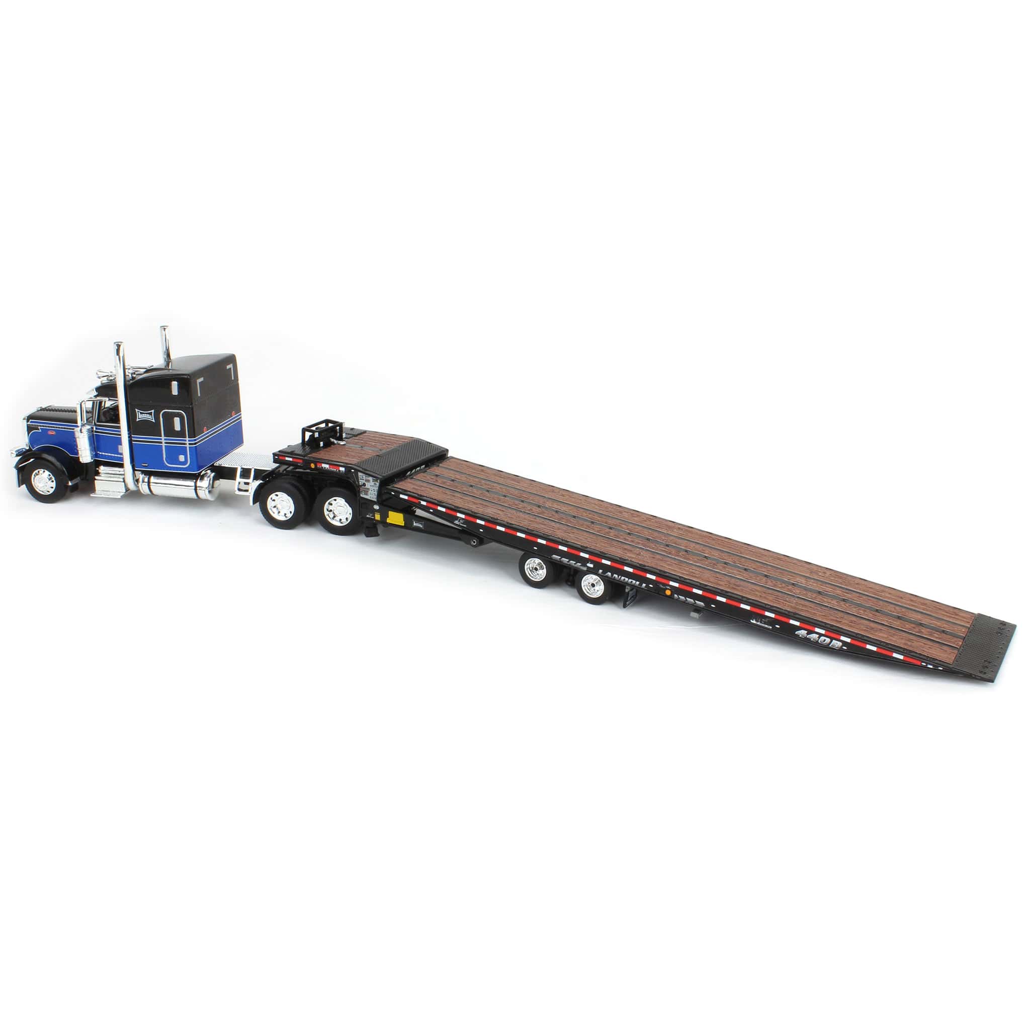 1/64 Peterbilt 389 with Landoll 440 Series Traveling Axle Trailer, Landoll Semi Replica - Image 4