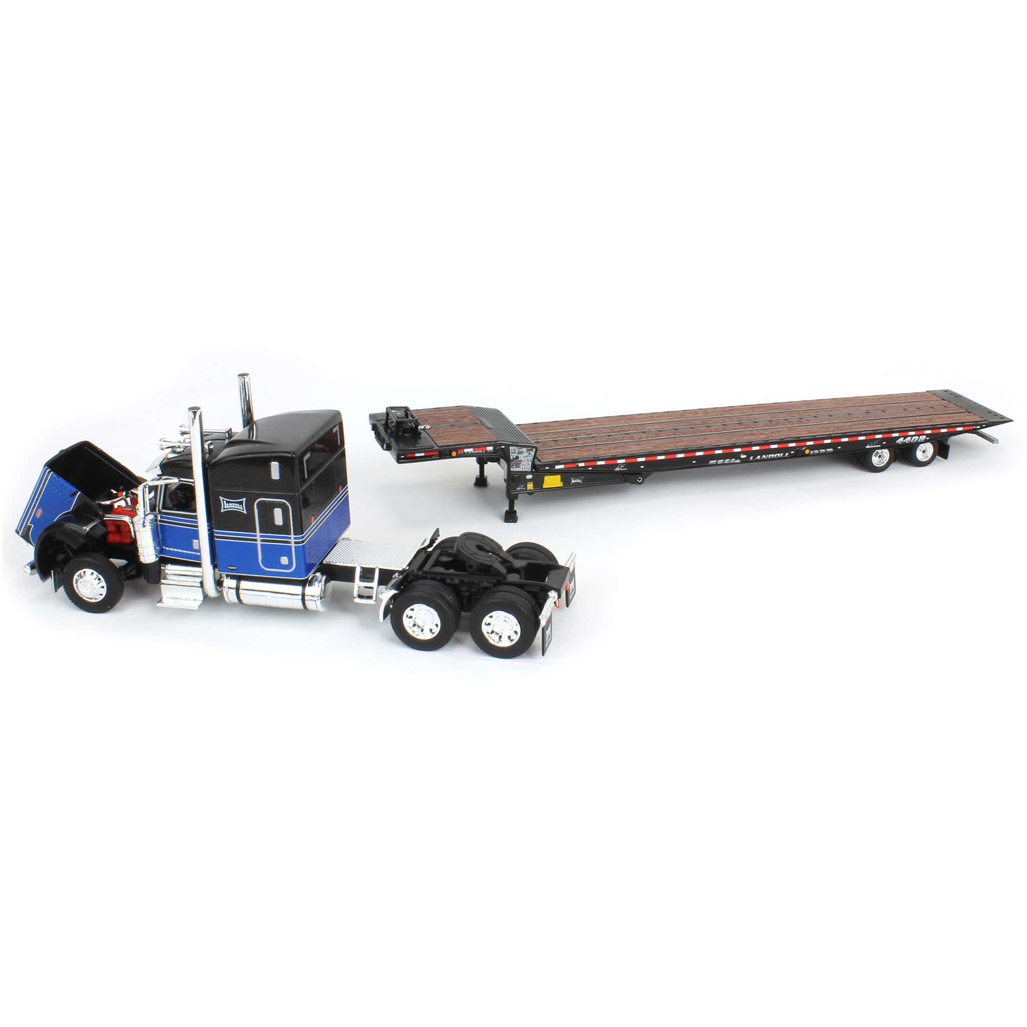 1/64 Peterbilt 389 with Landoll 440 Series Traveling Axle Trailer, Landoll Semi Replica - Image 5