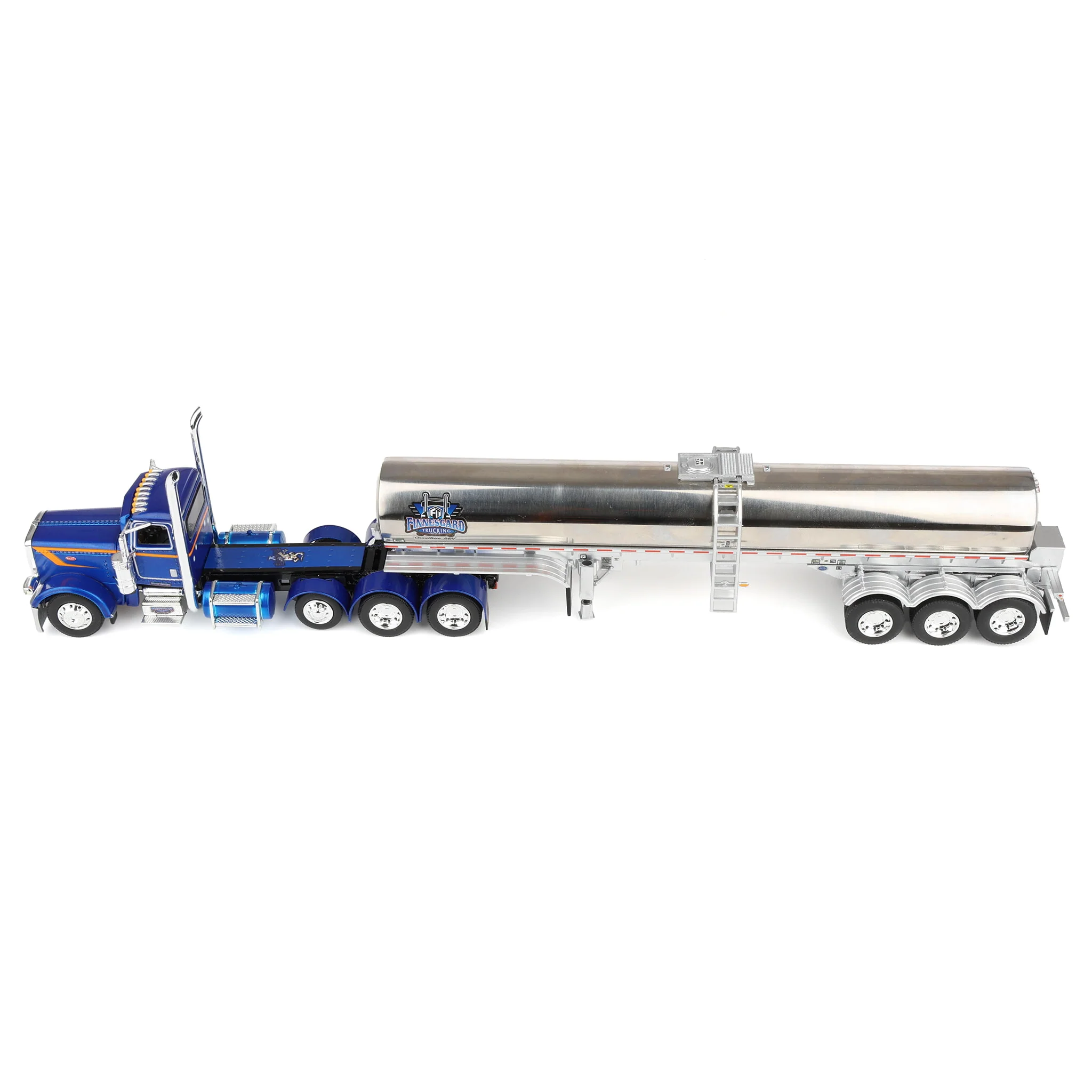 1/64 Peterbilt 389 Semi Truck with Walker Food Grade Tank Trailer, Finnesgard Trucking, DCP by First Gear - Image 5